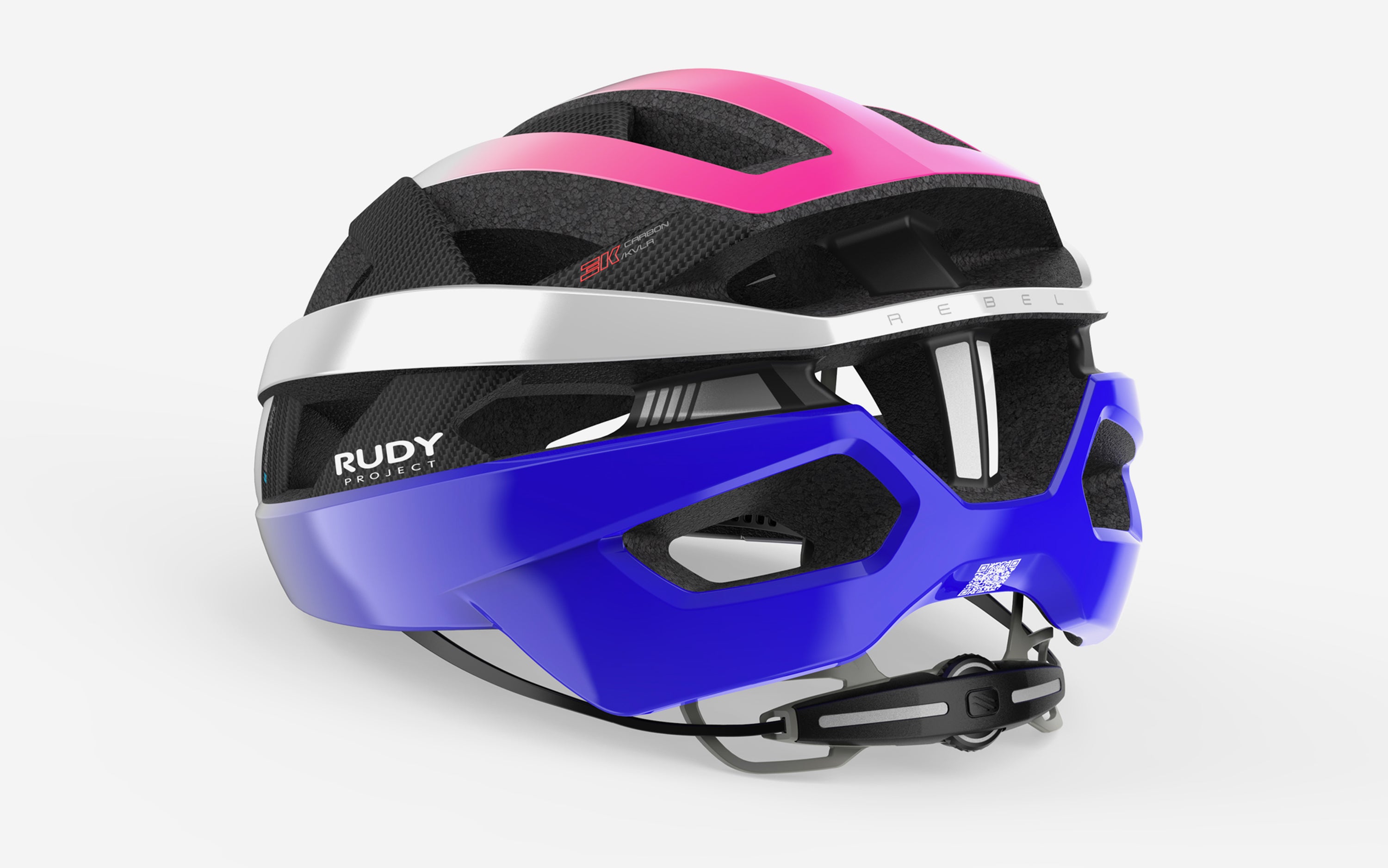 Rebel Pearl Metal/Pink/Cyber Blue Shiny