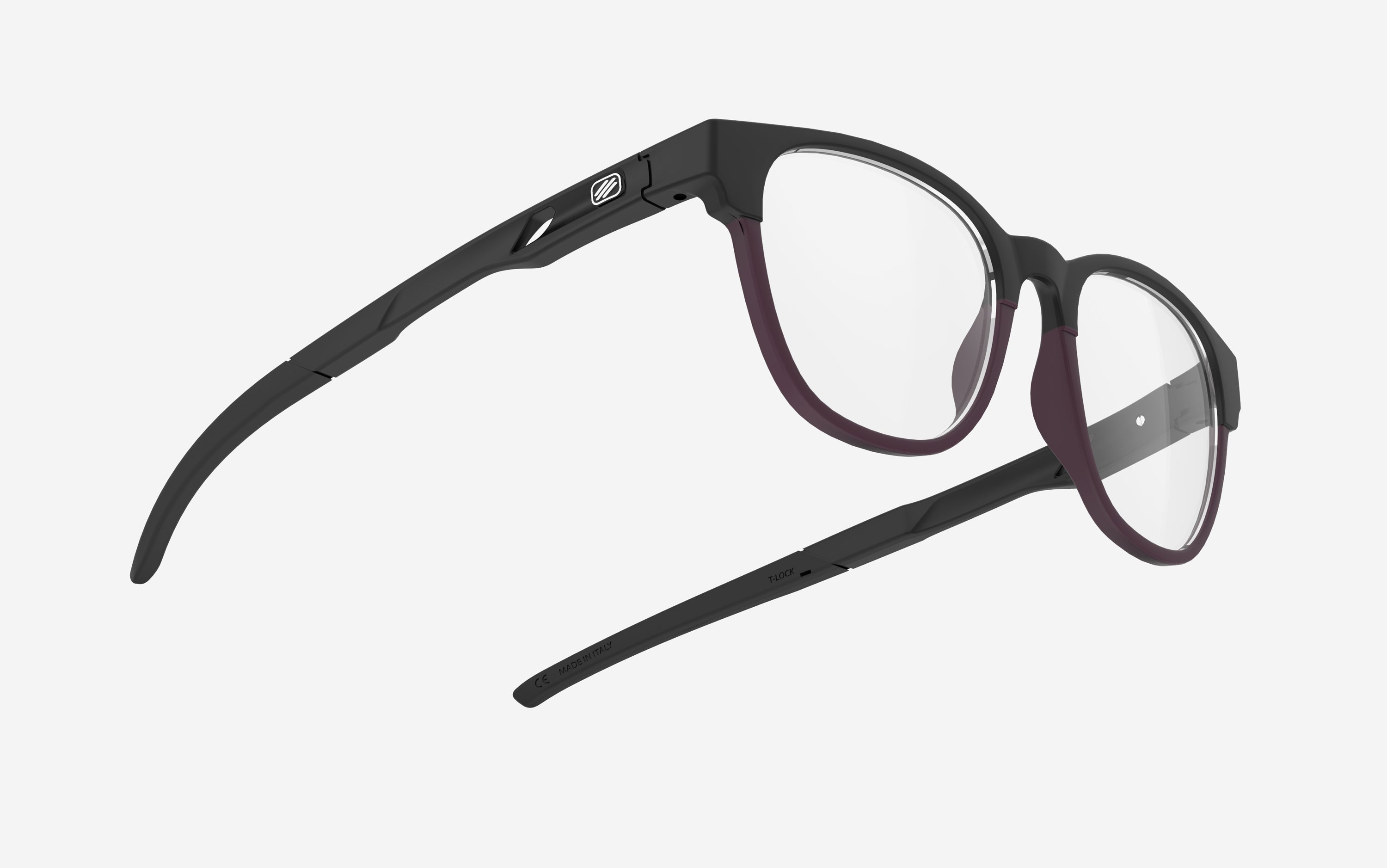 Iridis 65 Black/Cabernet Matte - Demo Lens