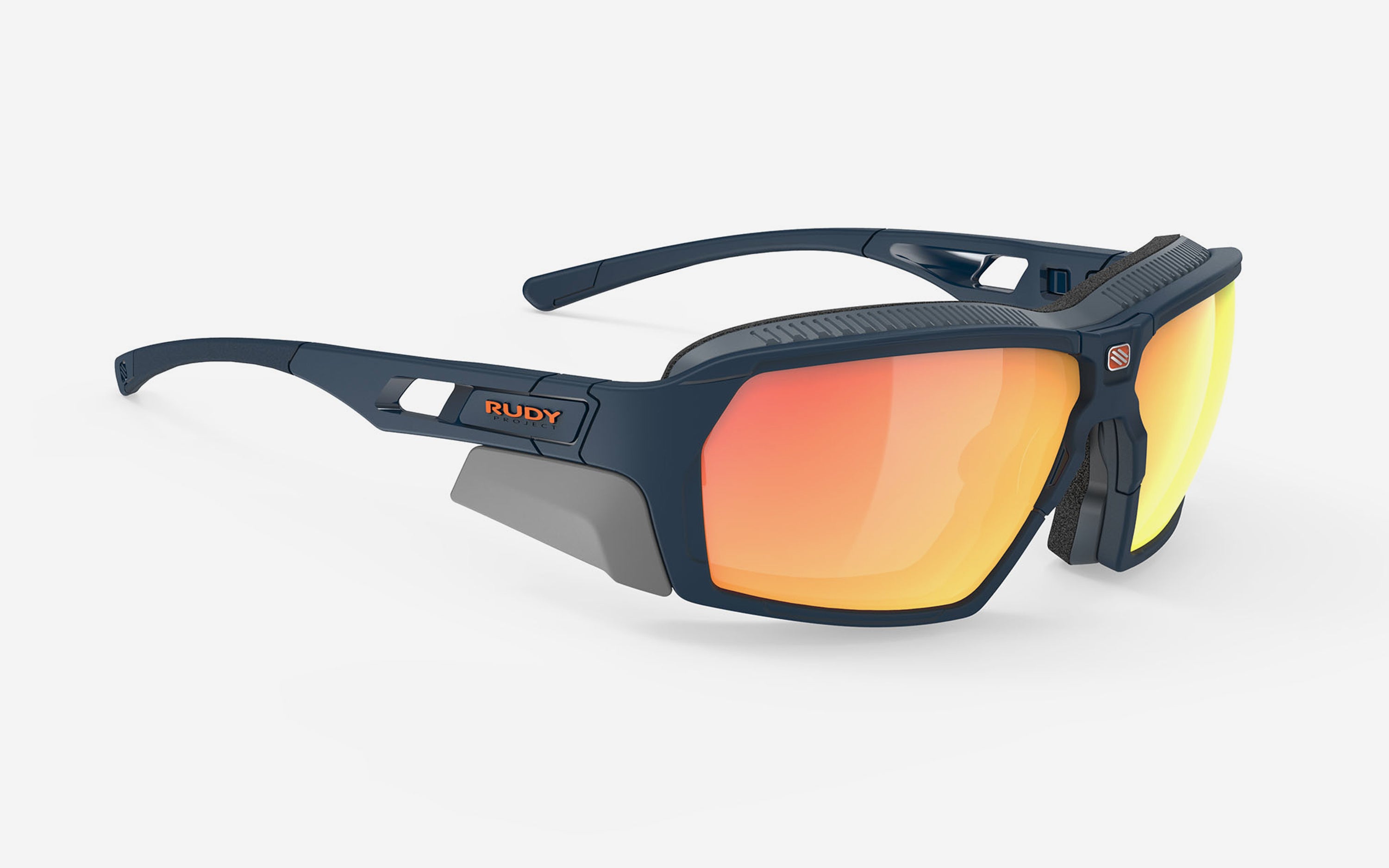 Agent Q Blue Navy Matte - ML Orange