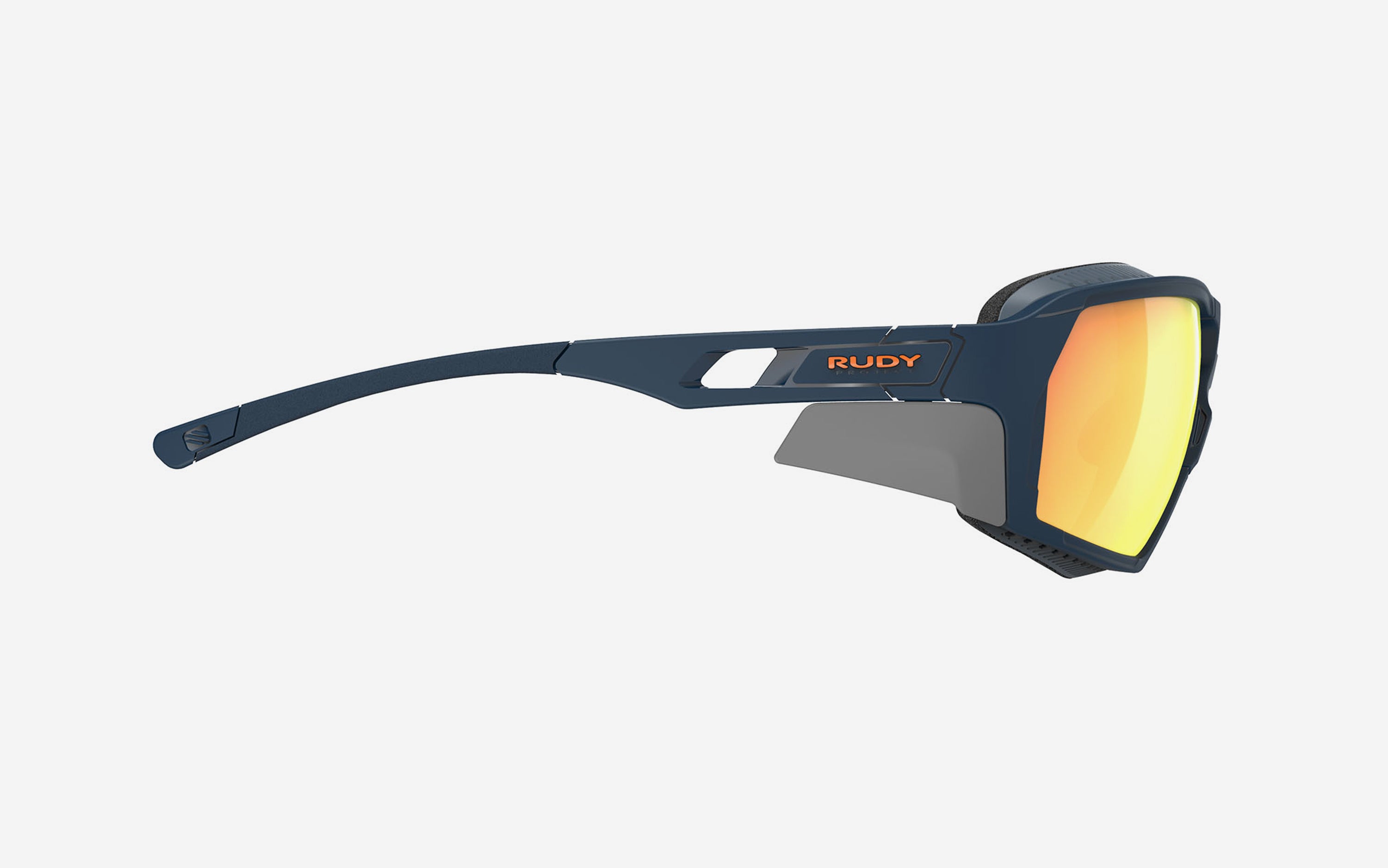 Agent Q Blue Navy Matte - ML Orange