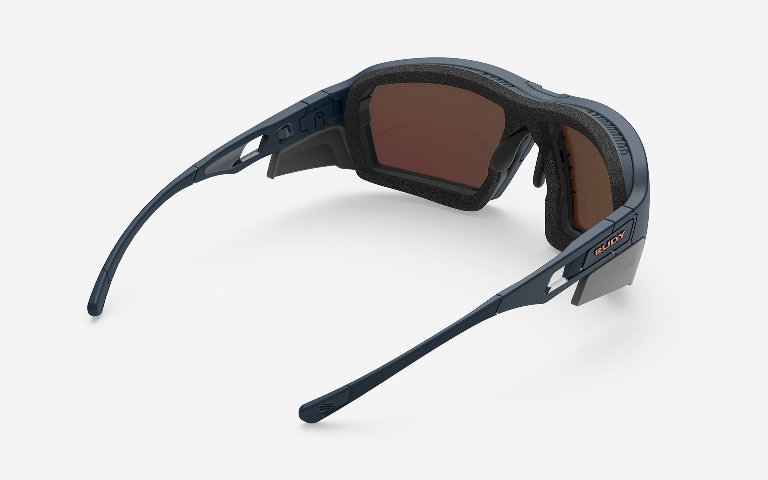 Agent Q Blue Navy Matte - ML Orange
