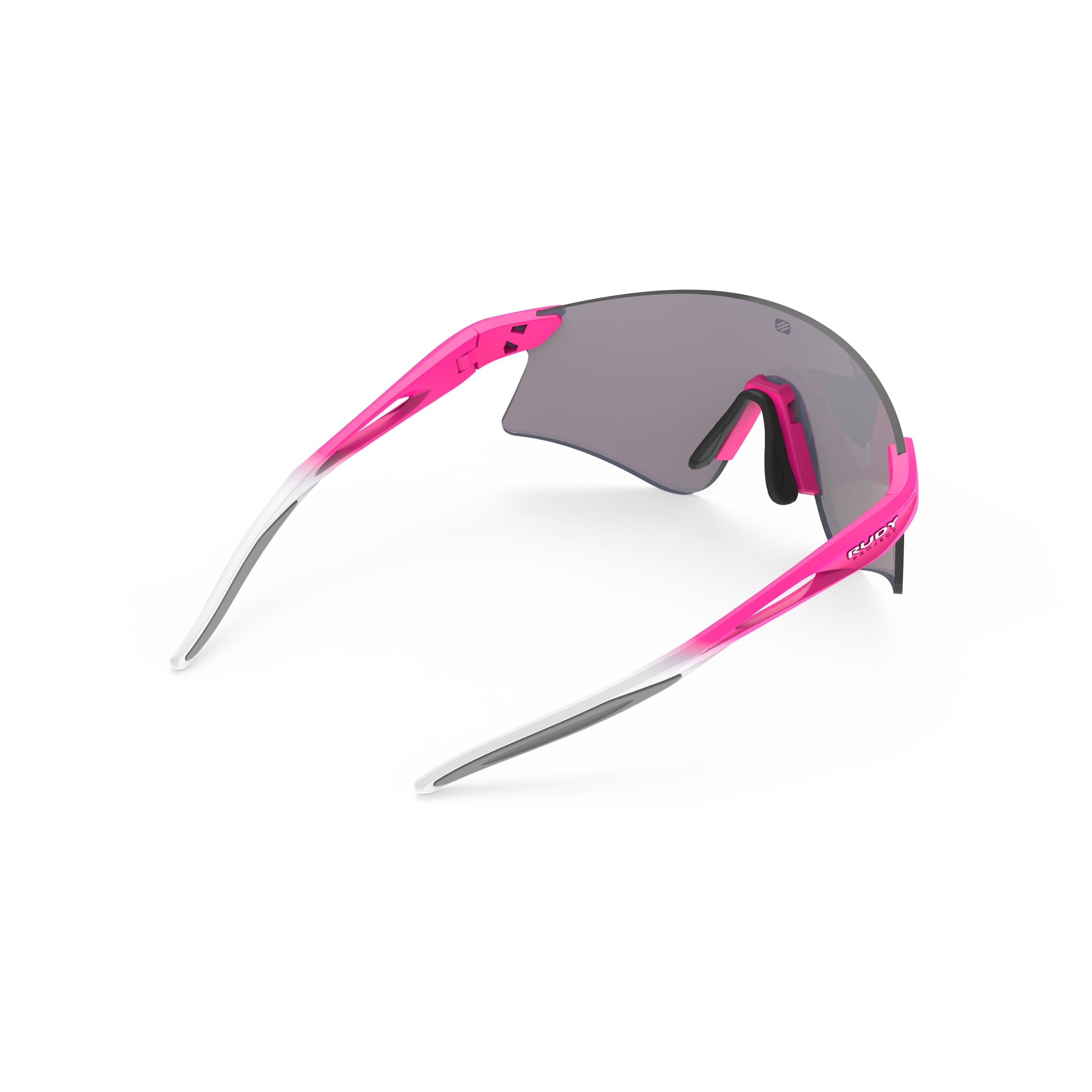 Rudy Project Astral Pink Fluo Fade Matte mirrored multilaser ice performance sunglasses – rear view
