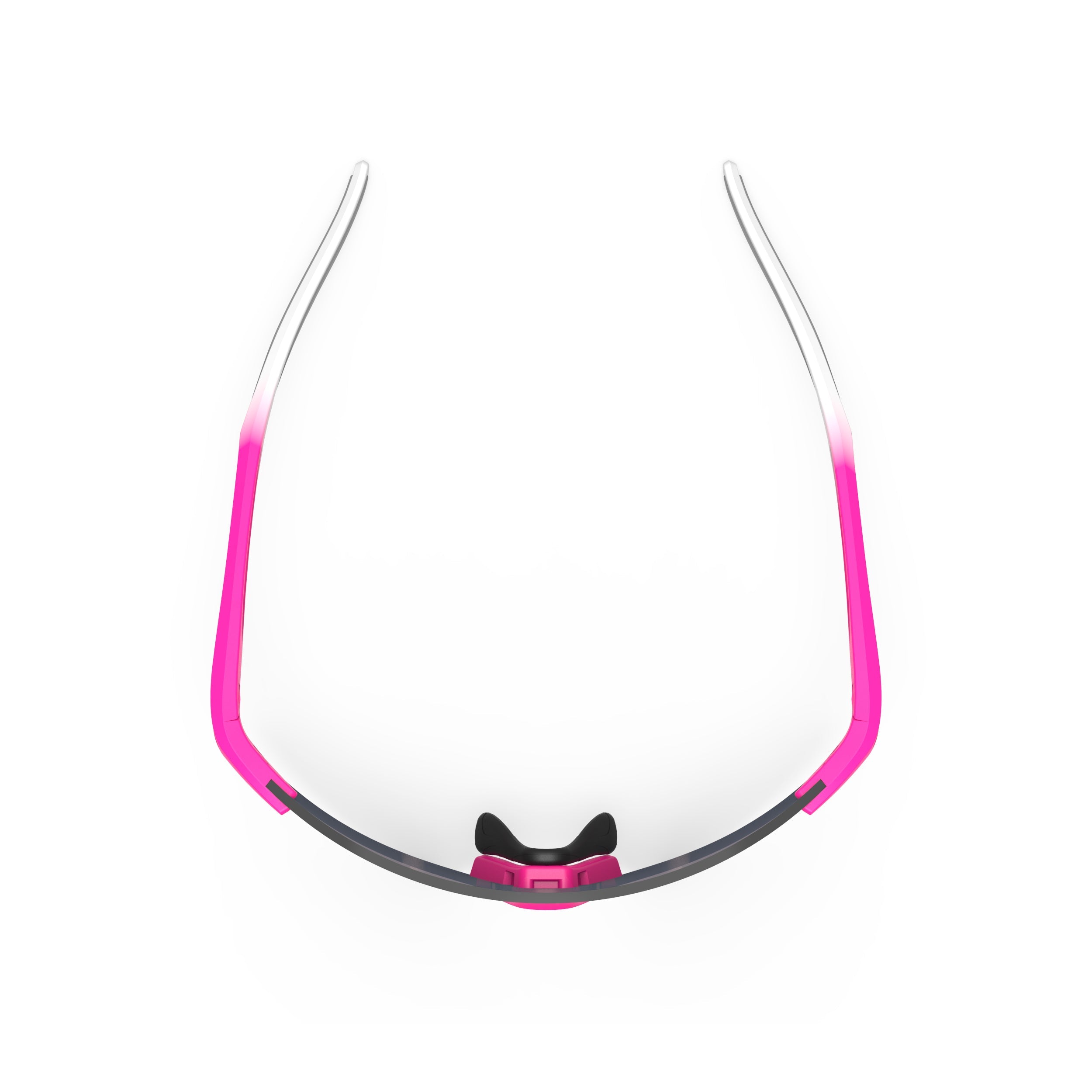 Rudy Project Astral Pink Fluo Fade Matte mirrored multilaser ice performance sunglasses – top view