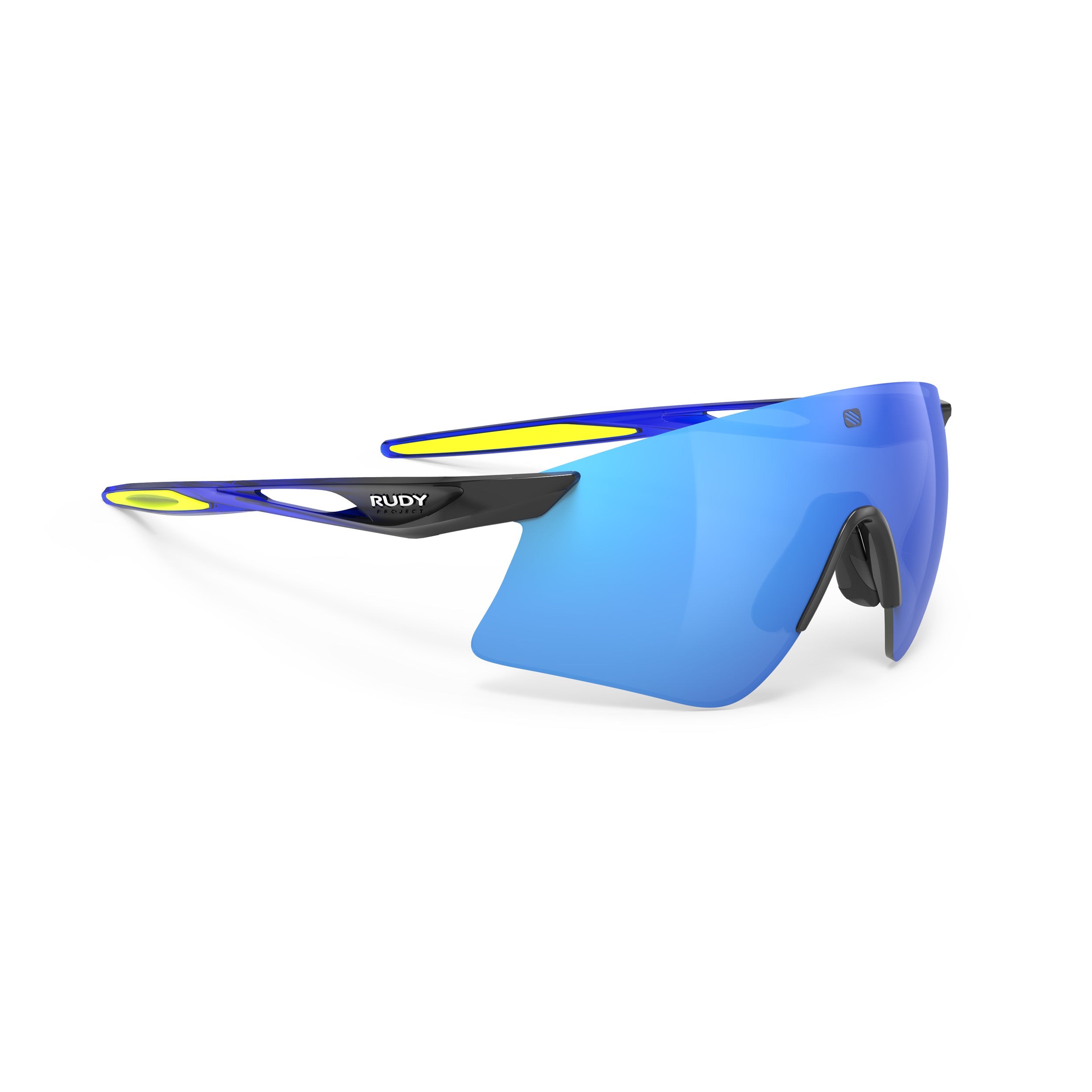 Rudy Project Astral Sphere Black Fade Crystal Blue Gloss polarized polar 3fx hdr multilaser blue performance sunglasses – front view