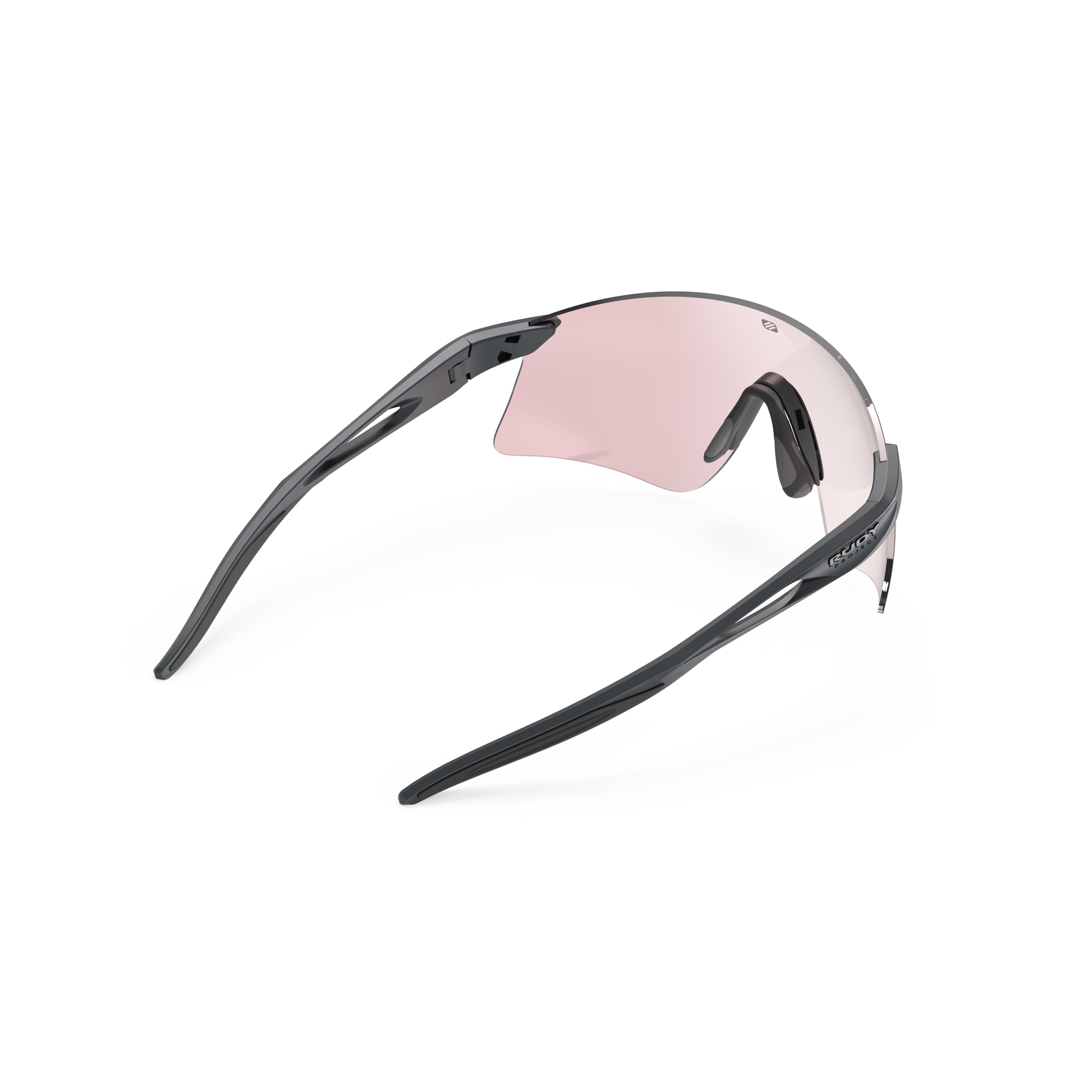 Rudy Project Astral Sphere Metal Titanium Matte Photochromic Red Performance Sunglasses – rear view