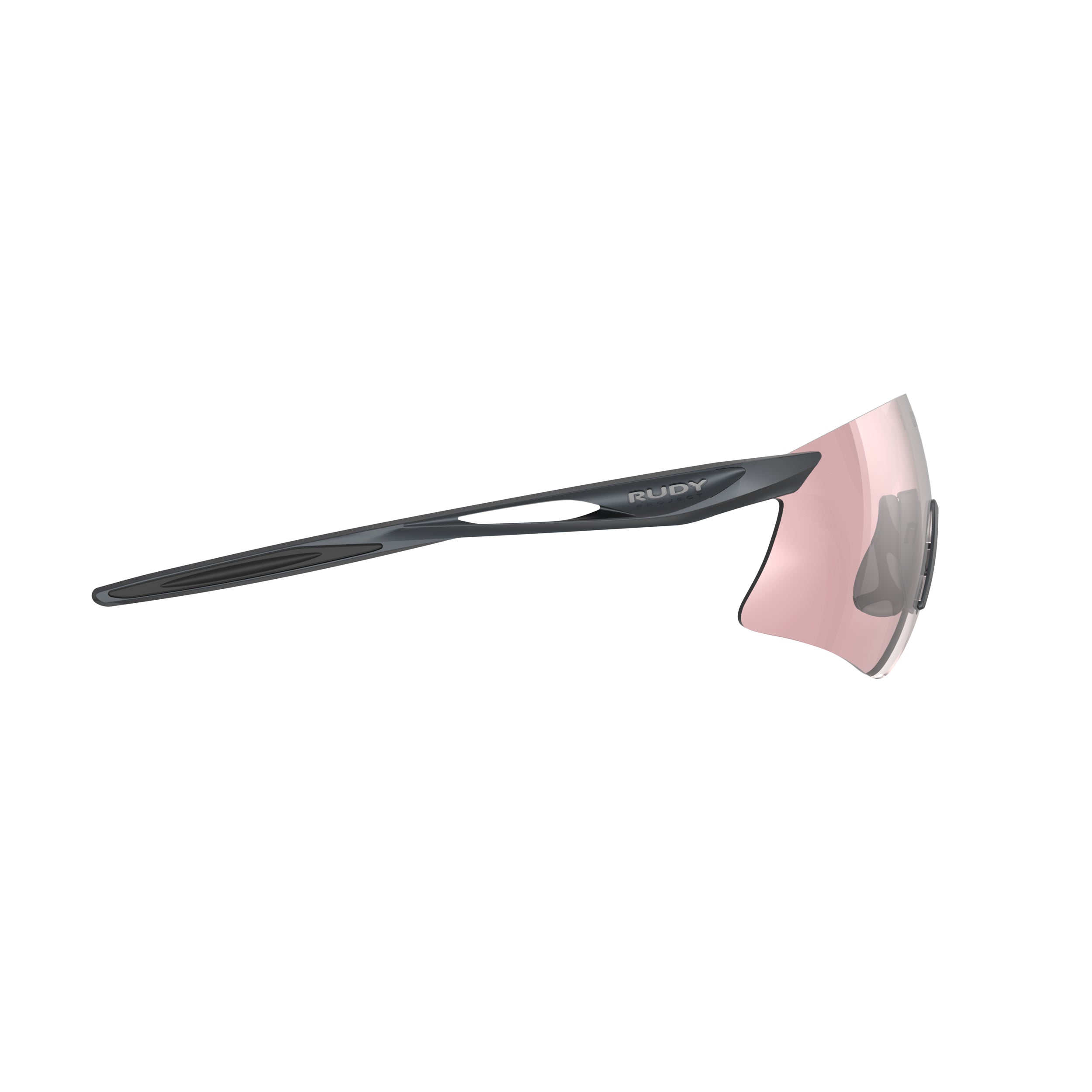 Rudy Project Astral Sphere Metal Titanium Matte Photochromic Red Performance Sunglasses – side view, opposite side