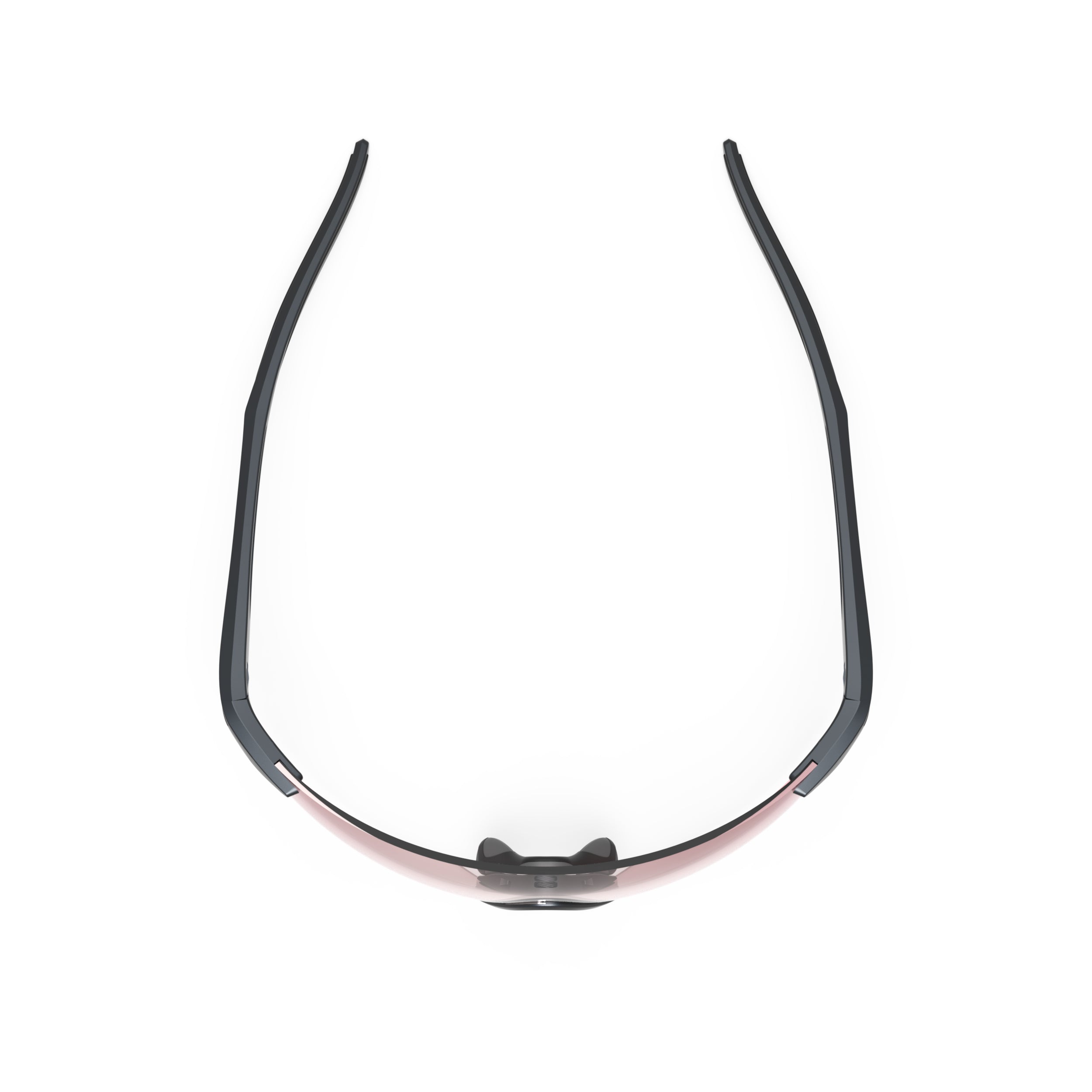 Rudy Project Astral Sphere Metal Titanium Matte Photochromic Red Performance Sunglasses – top view