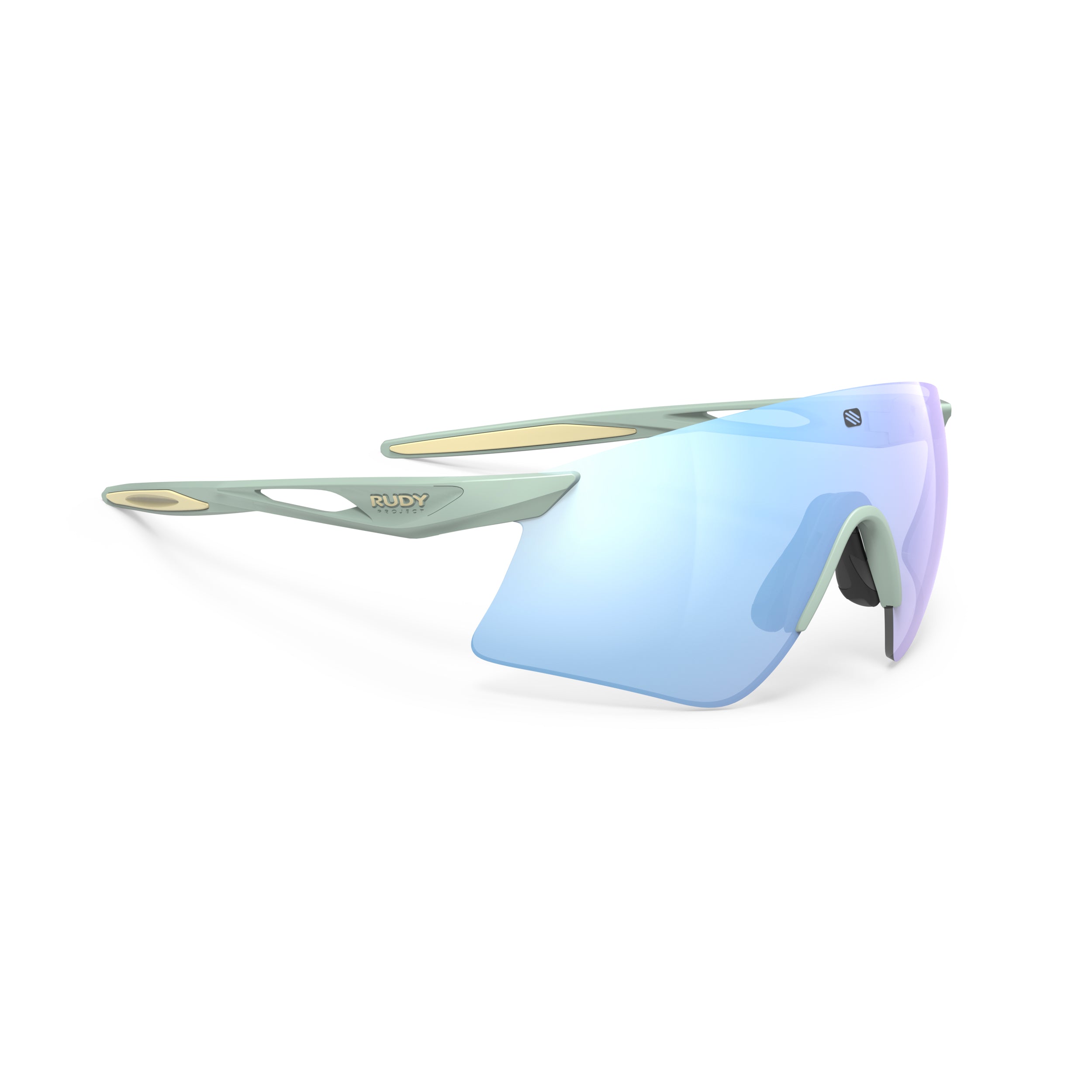 Rudy Project Astral Sphere Mint Matte Frame Mirrored Multilaser Ice Performance Sunglasses – Front View