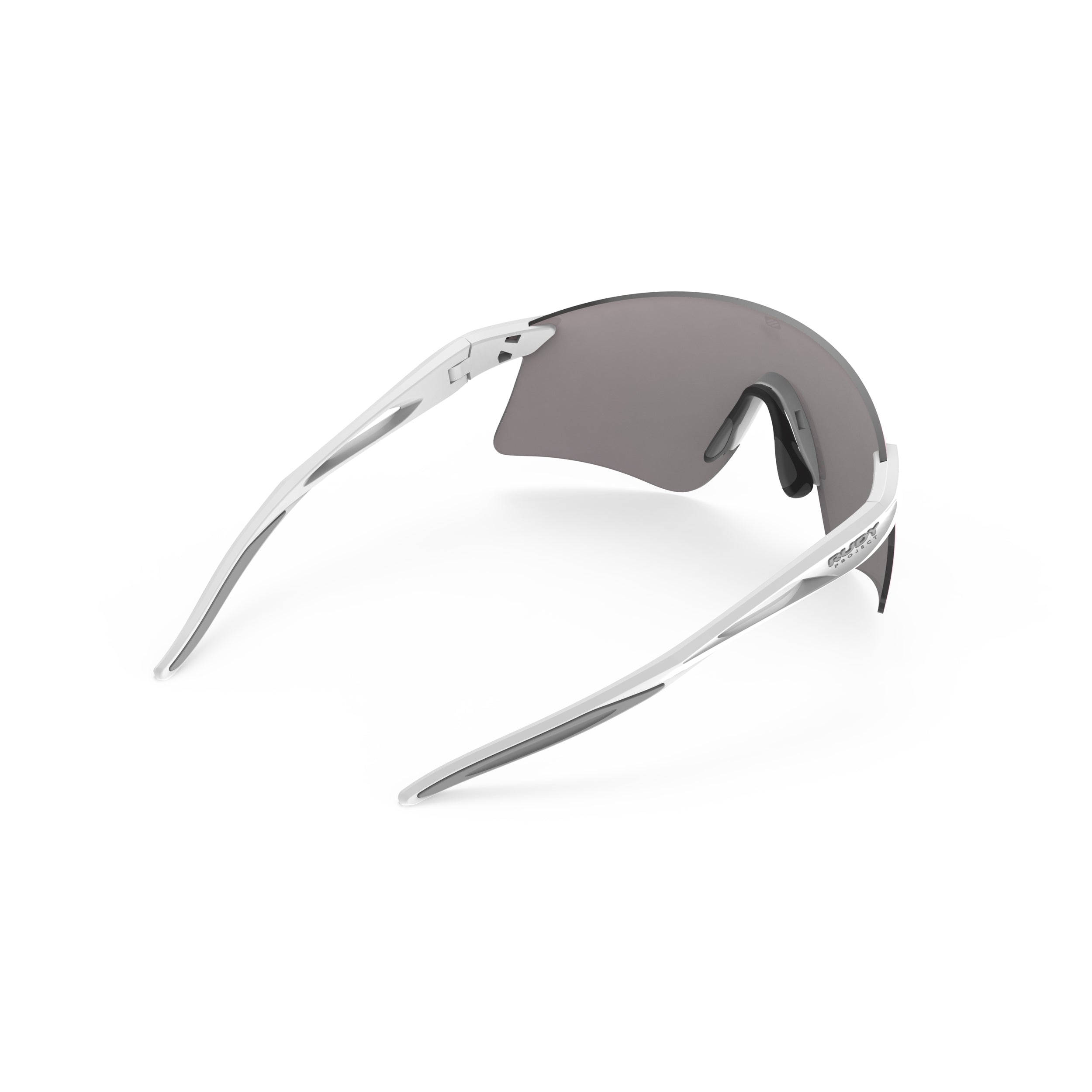 Rudy Project Astral Sphere White Matte Frame Mirorred Multilaser Rosegold Performance Sunglasses – rear view