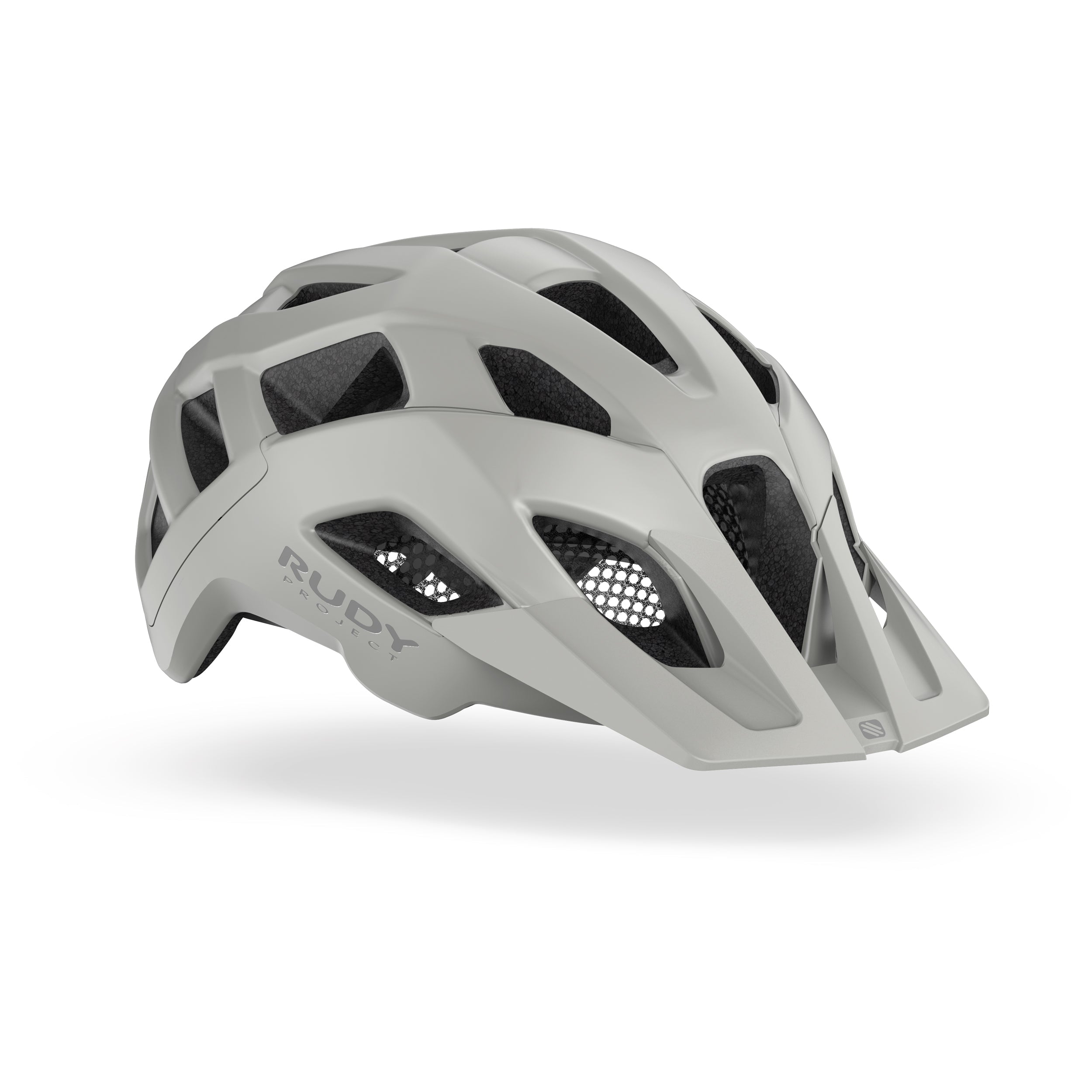 Rudy Project Crossway Light Grey Matte cycling helmet – front view