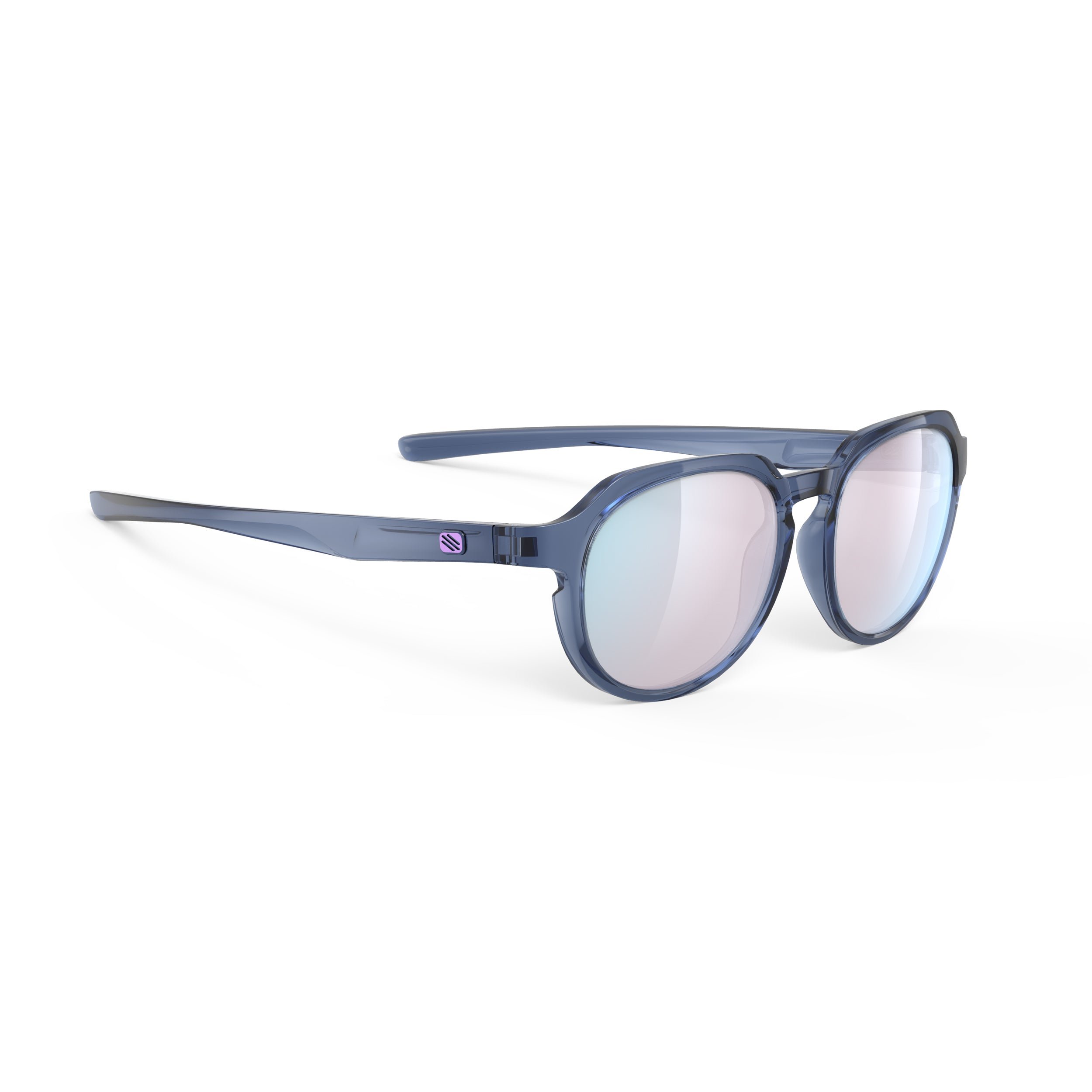 Rudy Project Glamshady Crystal Avio Gloss mirrored multilaser osmium performance sunglasses – front view