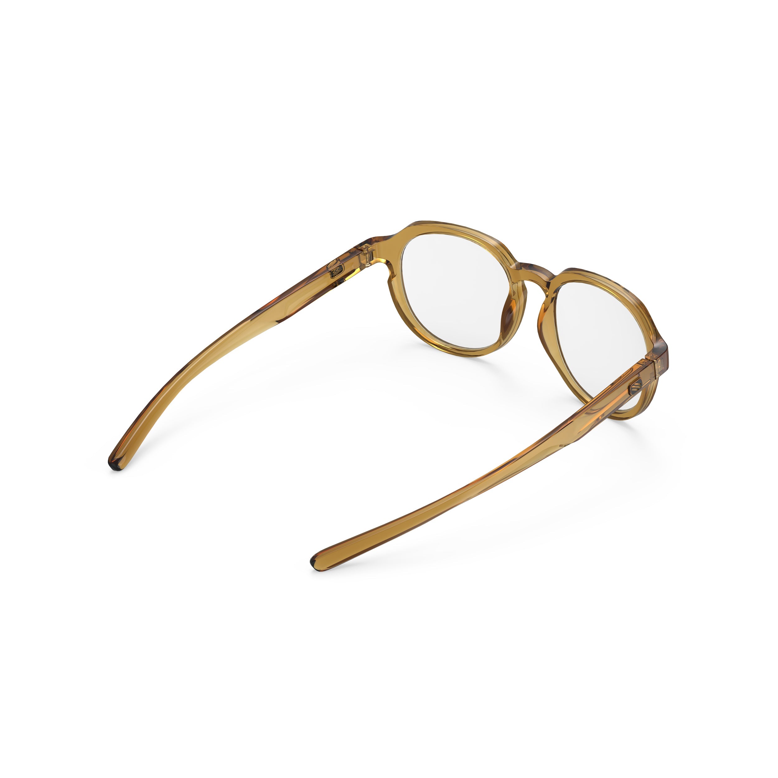 Rudy Project Glamshady Crystal Butterscotch Gloss performance sunglasses – rear view