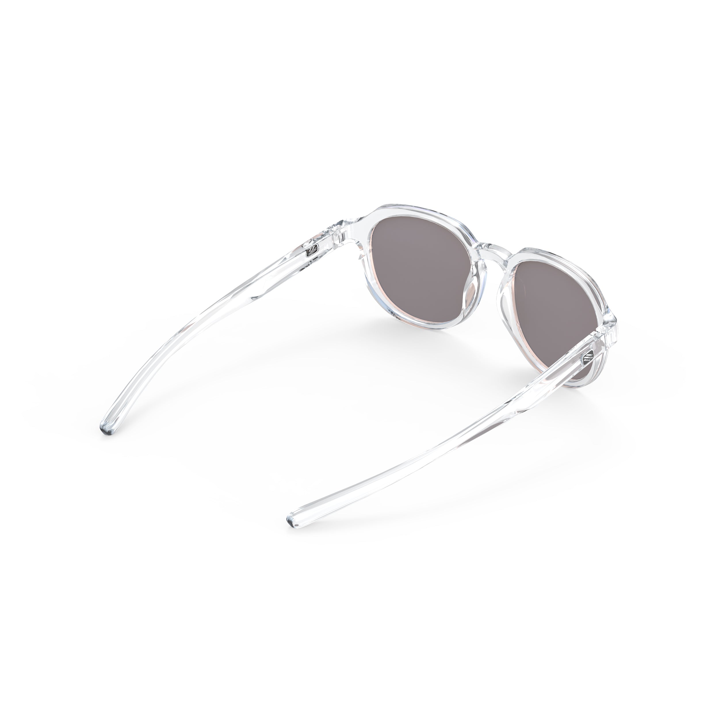 Rudy Project Glamshady Crystal Gloss mirrored multilaser ice performance sunglasses – rear view