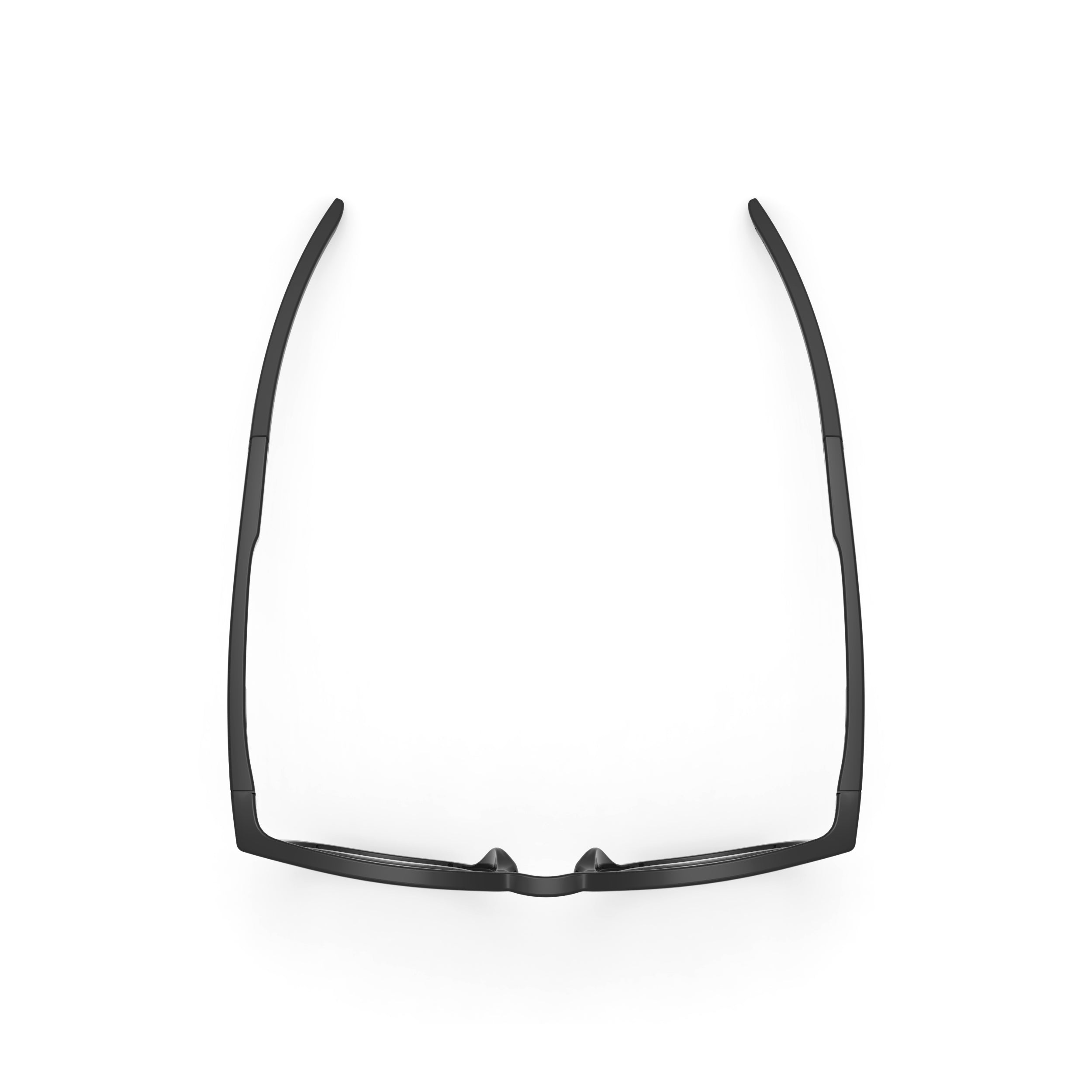 Rudy Project Iridis 66 Black Gloss prescription sports glasses – top view
