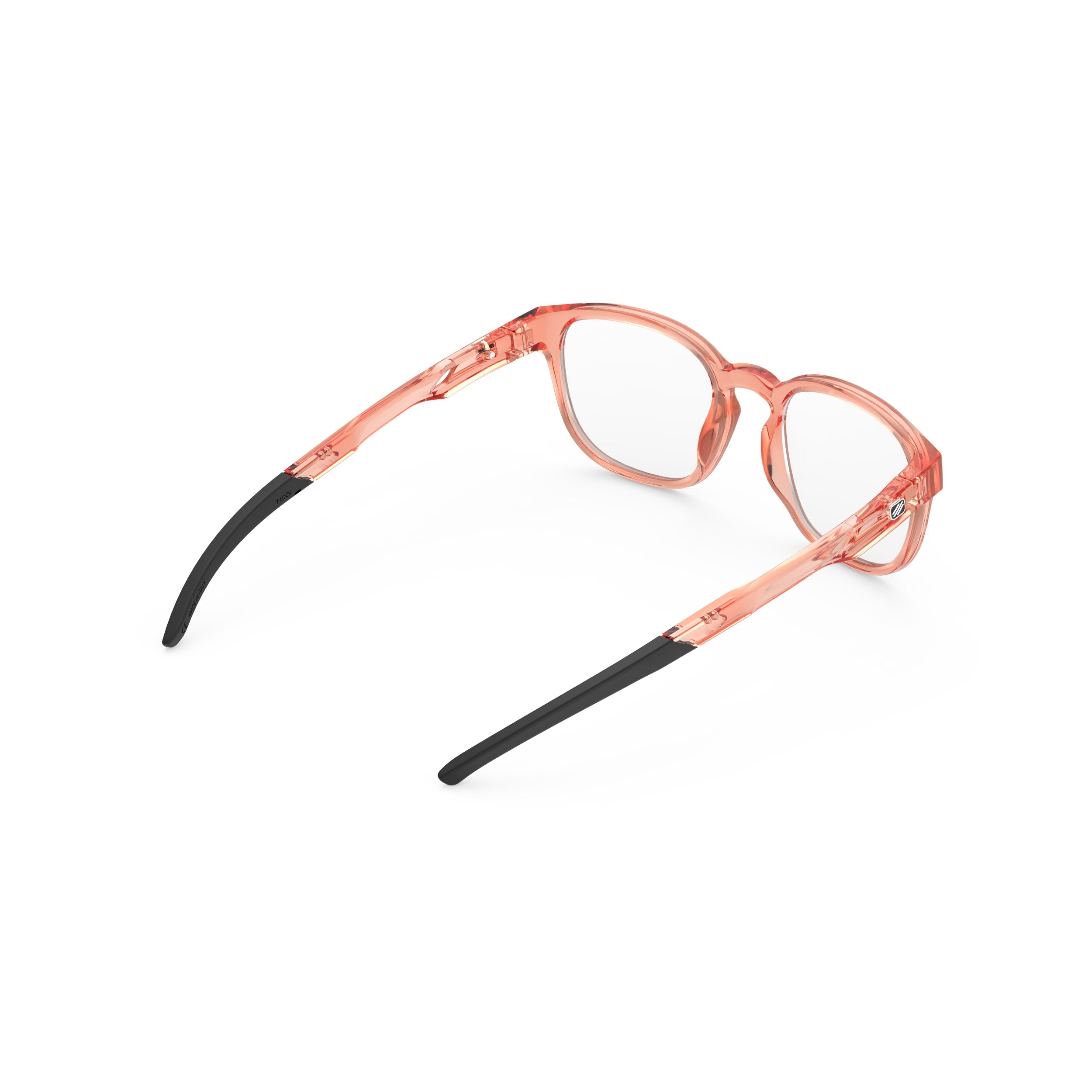 Rudy Project Iridis 66 Crystal Apricot Gloss prescription sports glasses – rear view