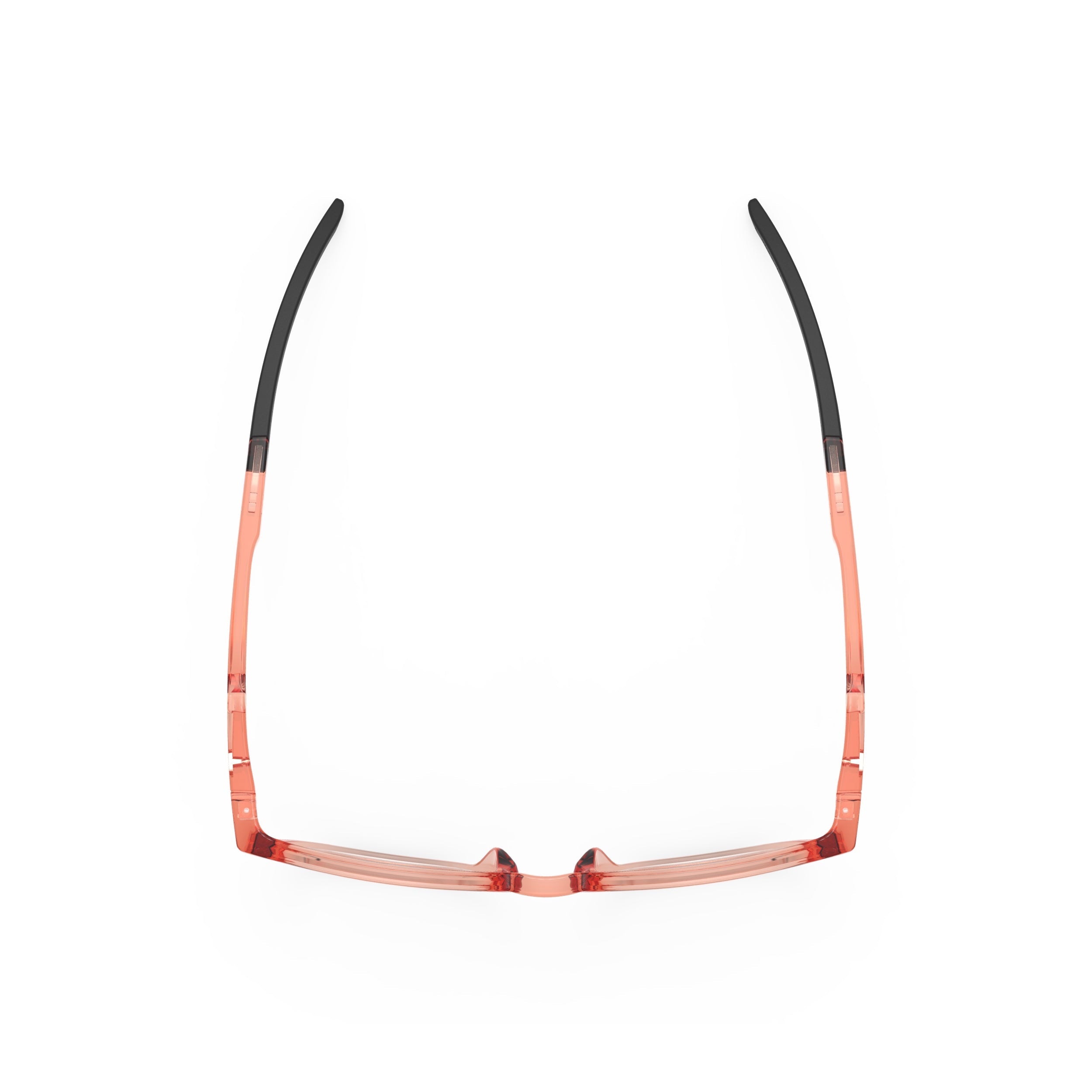 Rudy Project Iridis 66 Crystal Apricot Gloss prescription sports glasses – top view