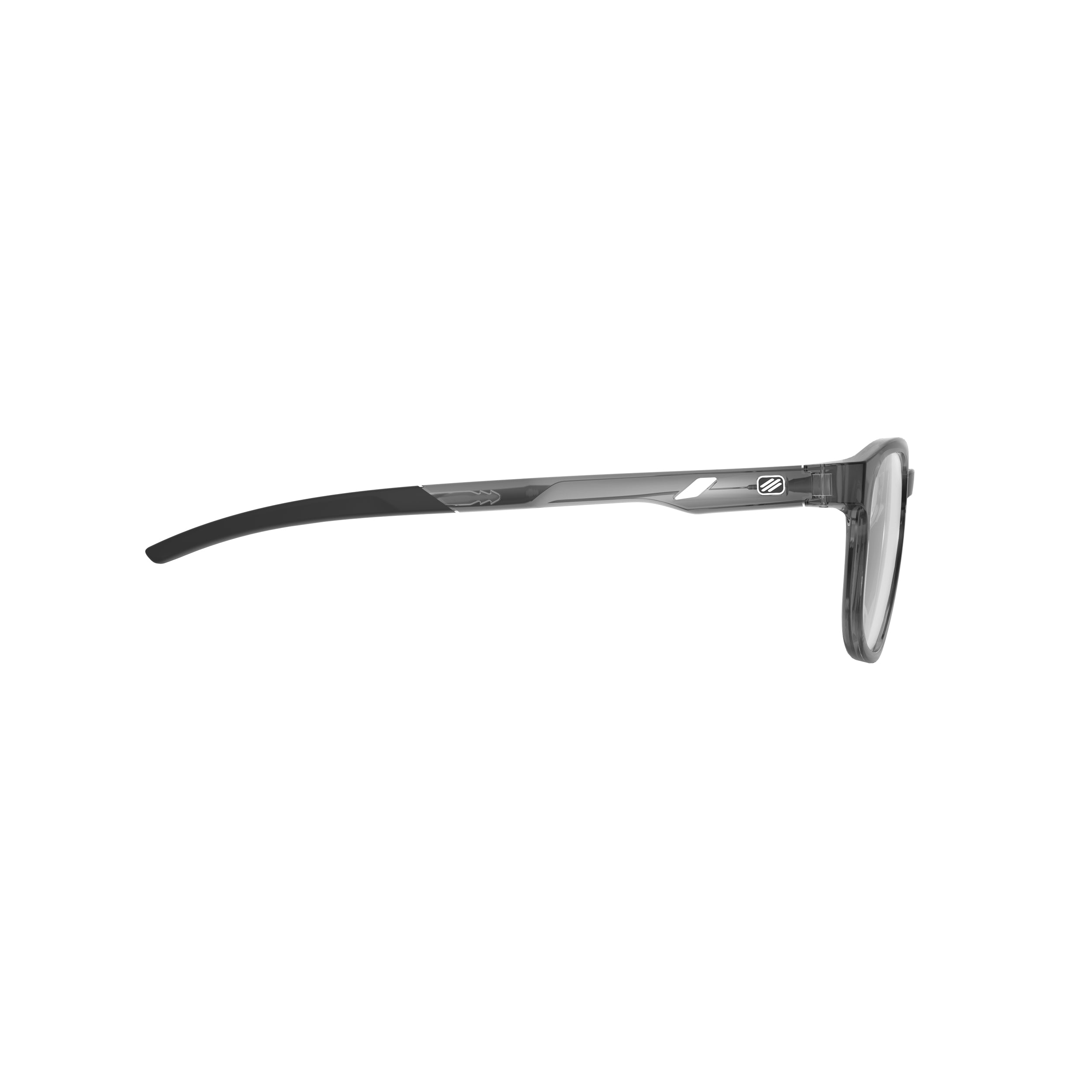 Rudy Project Iridis 66 Crystal Ash prescription sports glasses – side view, opposite side