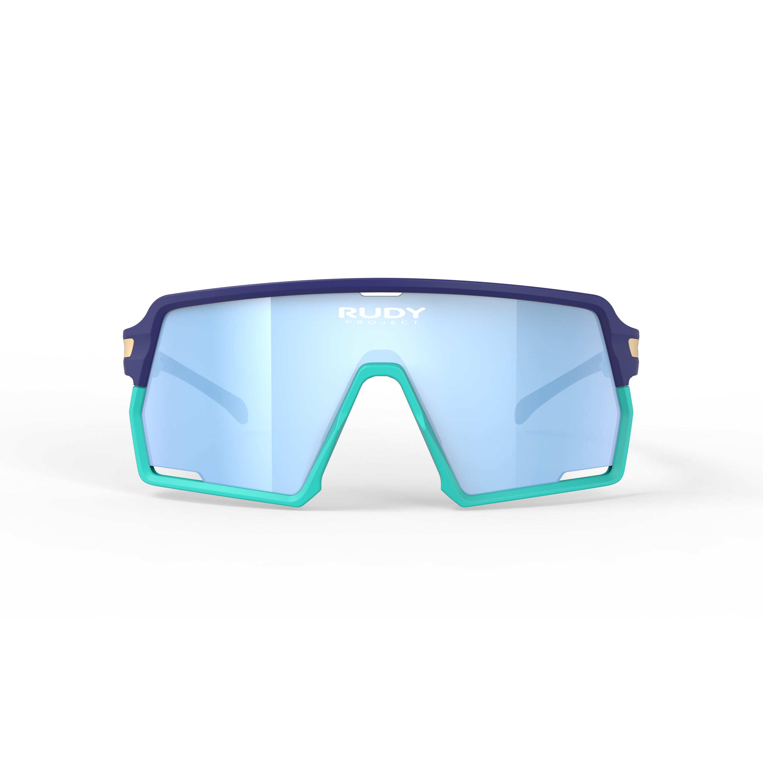 Rudy Project Kelion Bahrain Victorious 2026 mirrored multilaser ice performance sunglasses – front view, alternate angle