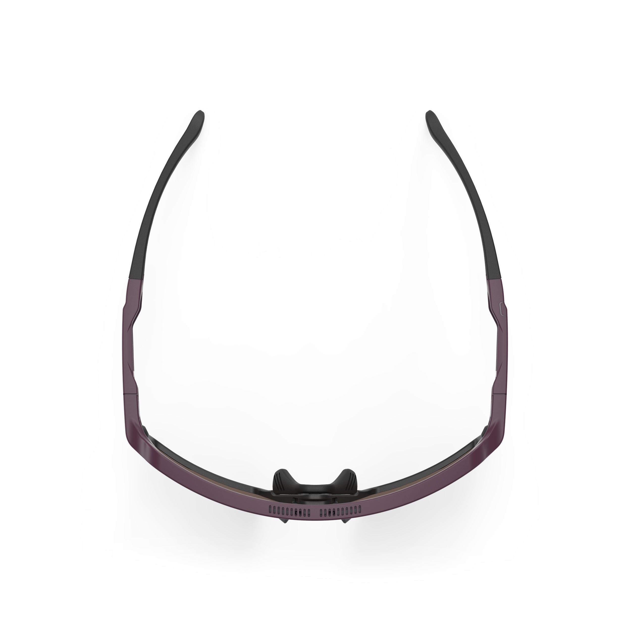 Rudy Project Kelion Cabernet Matte mirrored multilaser sunset performance sunglasses – top view