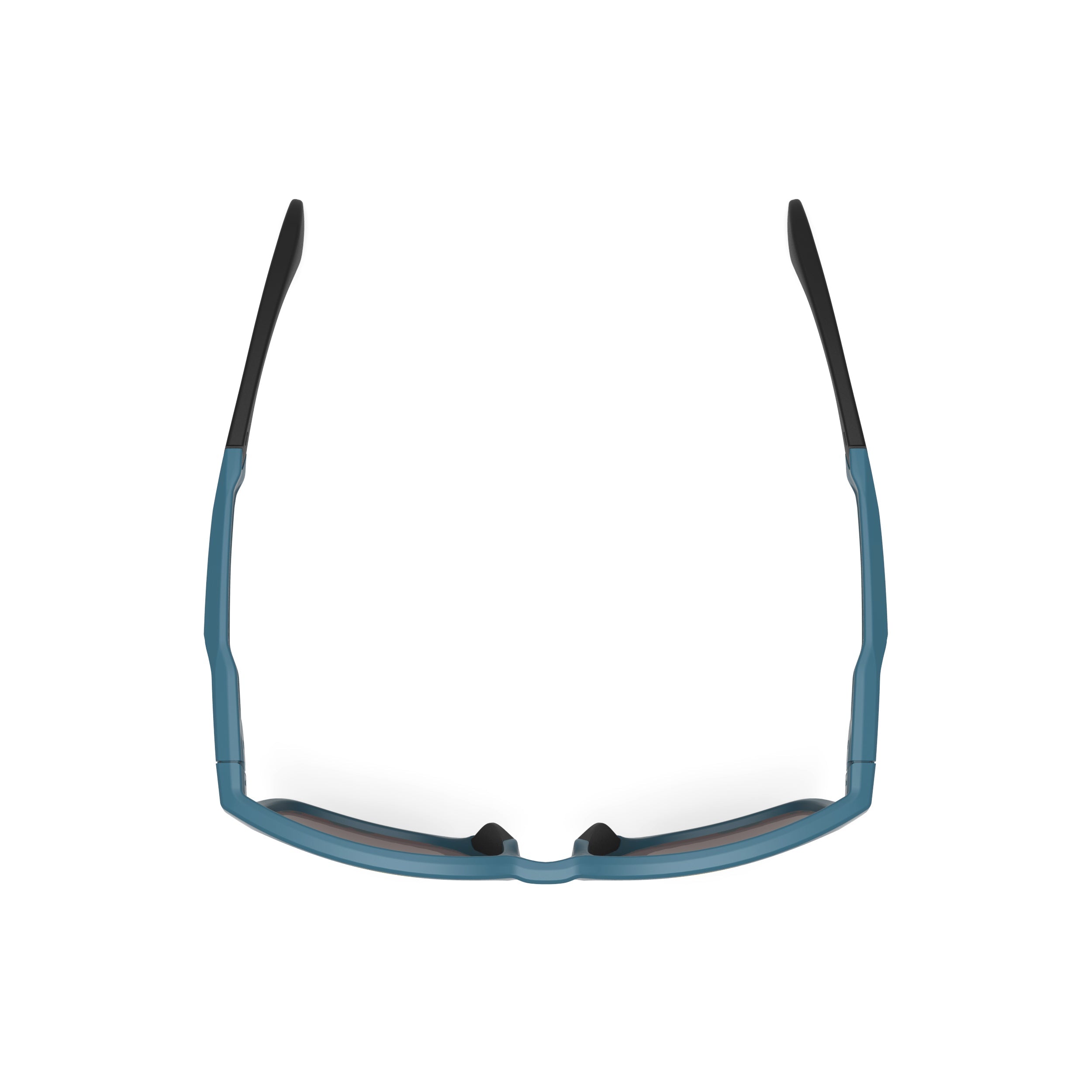 Rudy Project Lightflow A Teal Matte mirrored multilaser orange performance sunglasses – top view