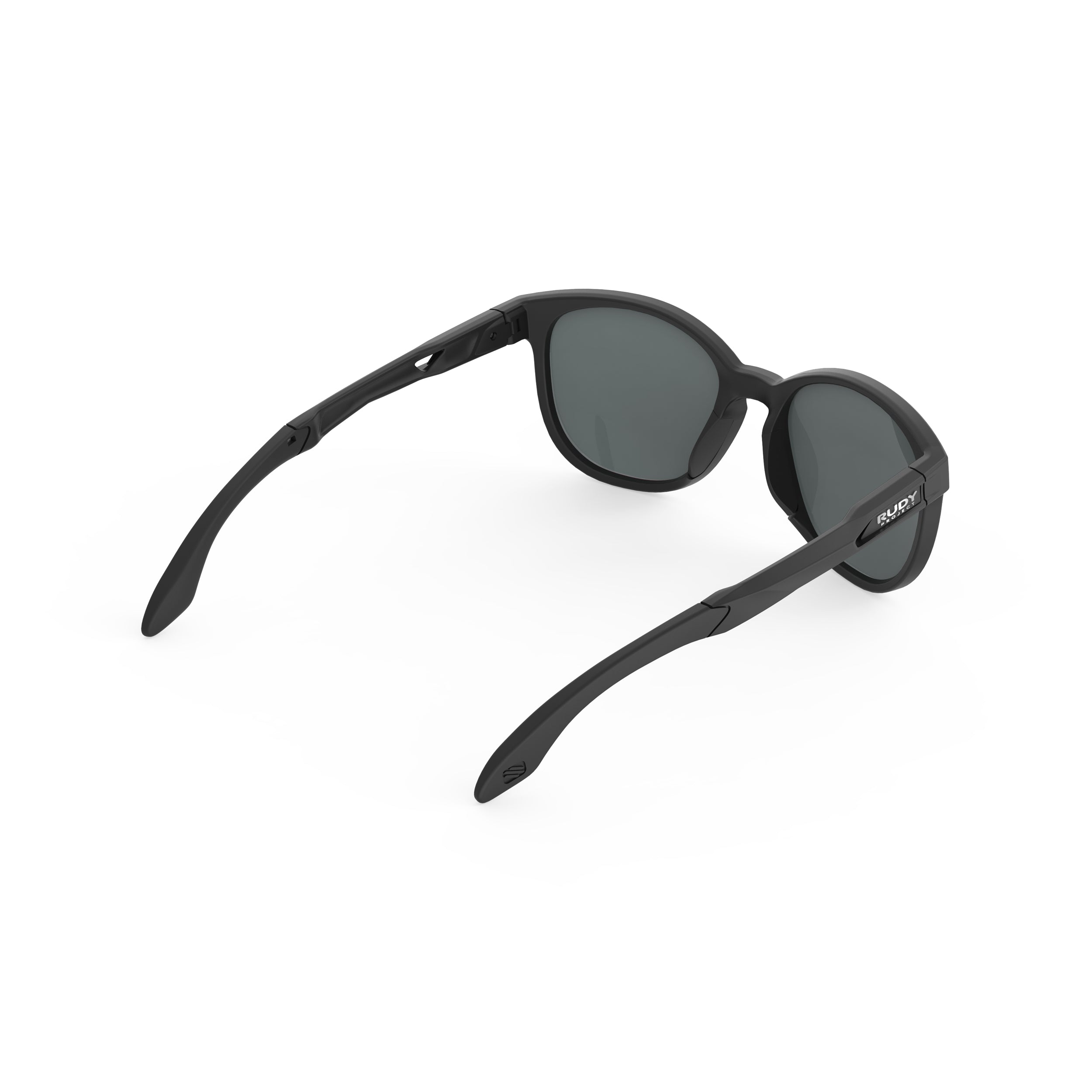 Rudy Project Lightflow B Black Matte polarized polar 3fx hdr multilaser red performance sunglasses – rear view