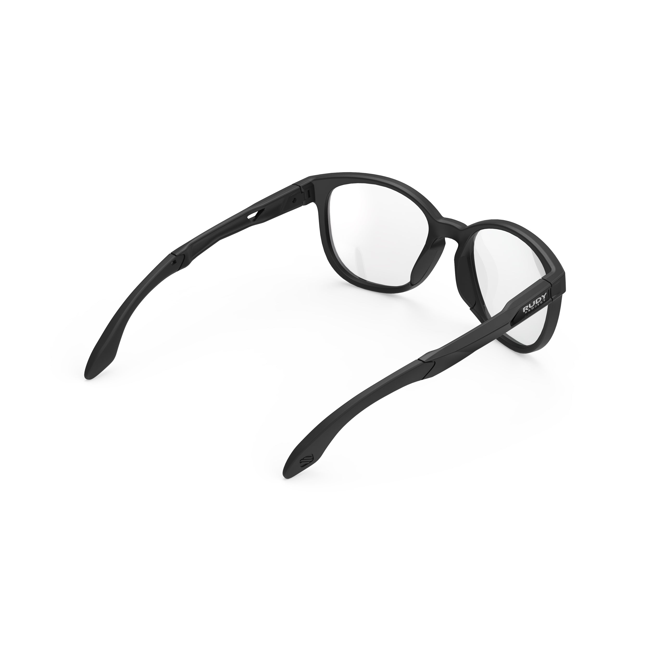Rudy Project Lightflow B Black Matte prescription sports glasses – rear view