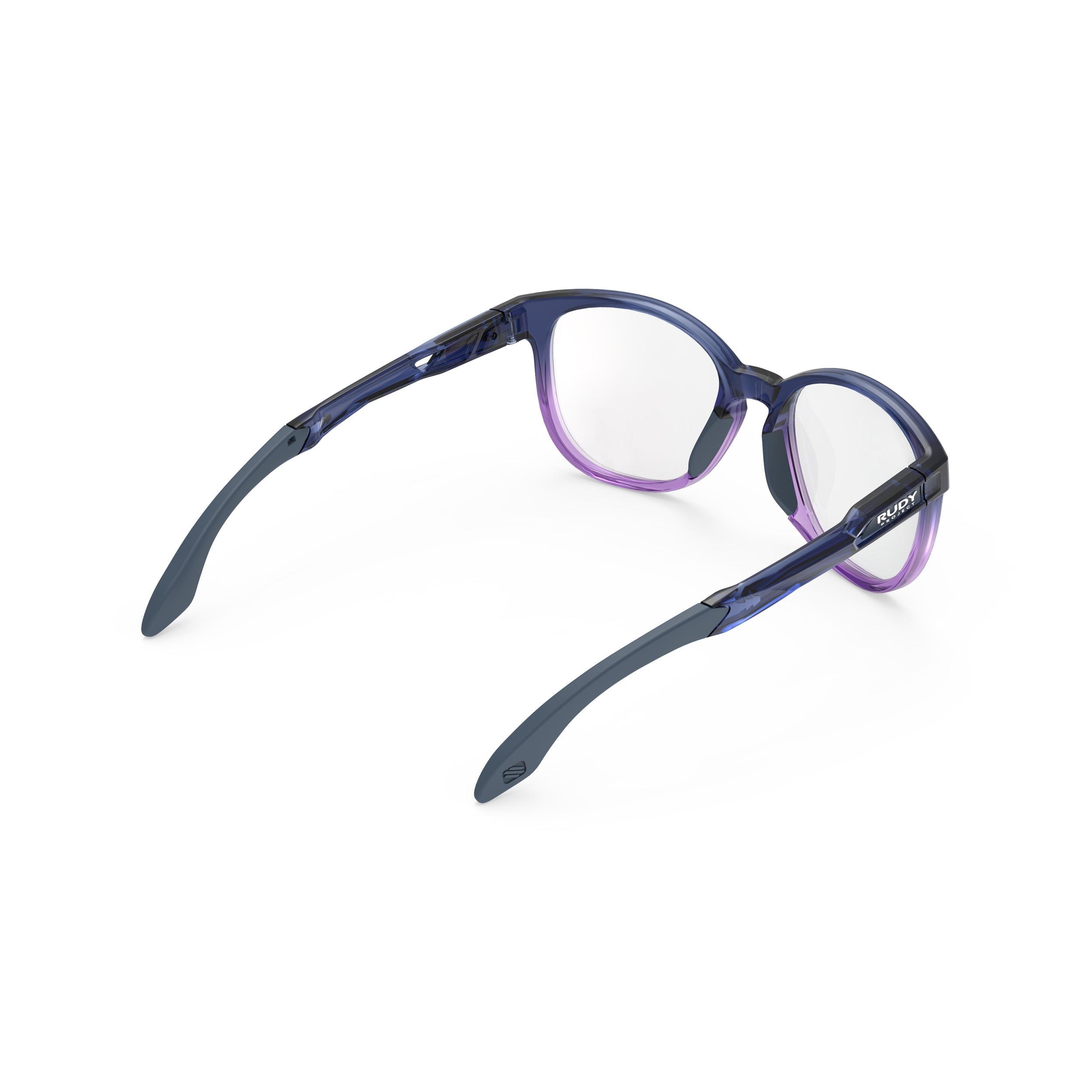 Rudy Project Lightflow B Crystal Blue Avio Lilac Gloss prescription sports glasses – rear view