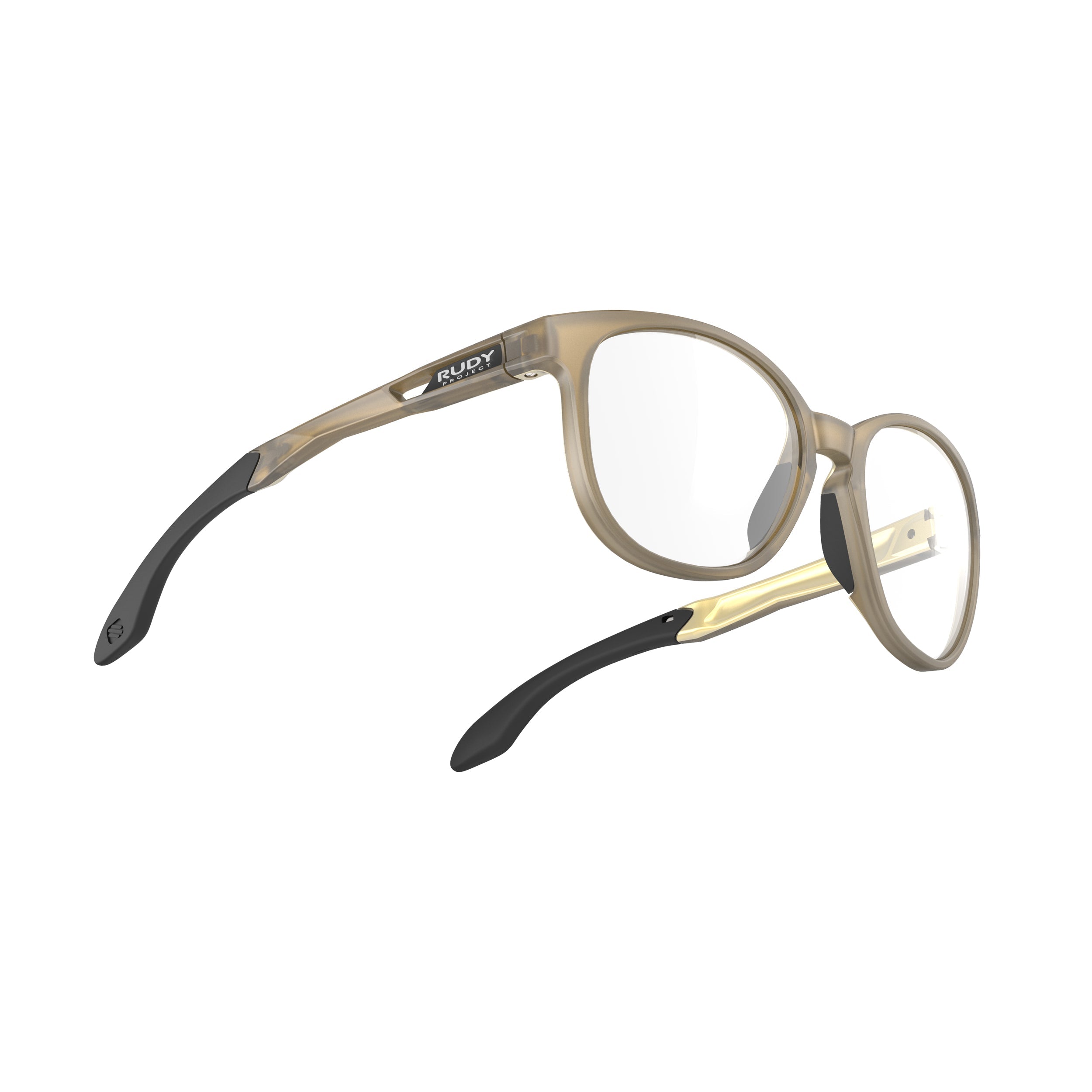 Rudy Project Lightflow B Ice Gold Matte prescription sports glasses – side view