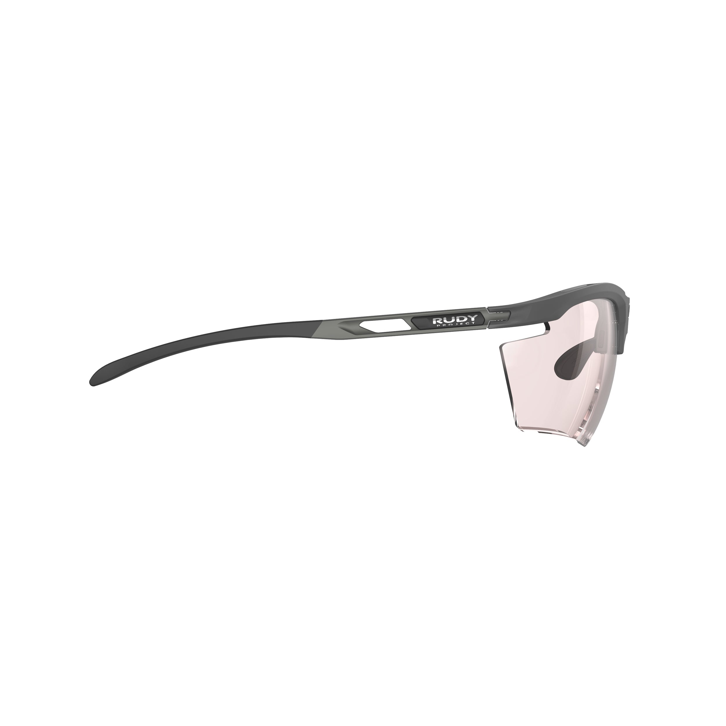 Rudy Project Magnus Charcoal Matte photochromic red performance sunglasses – side view, opposite side