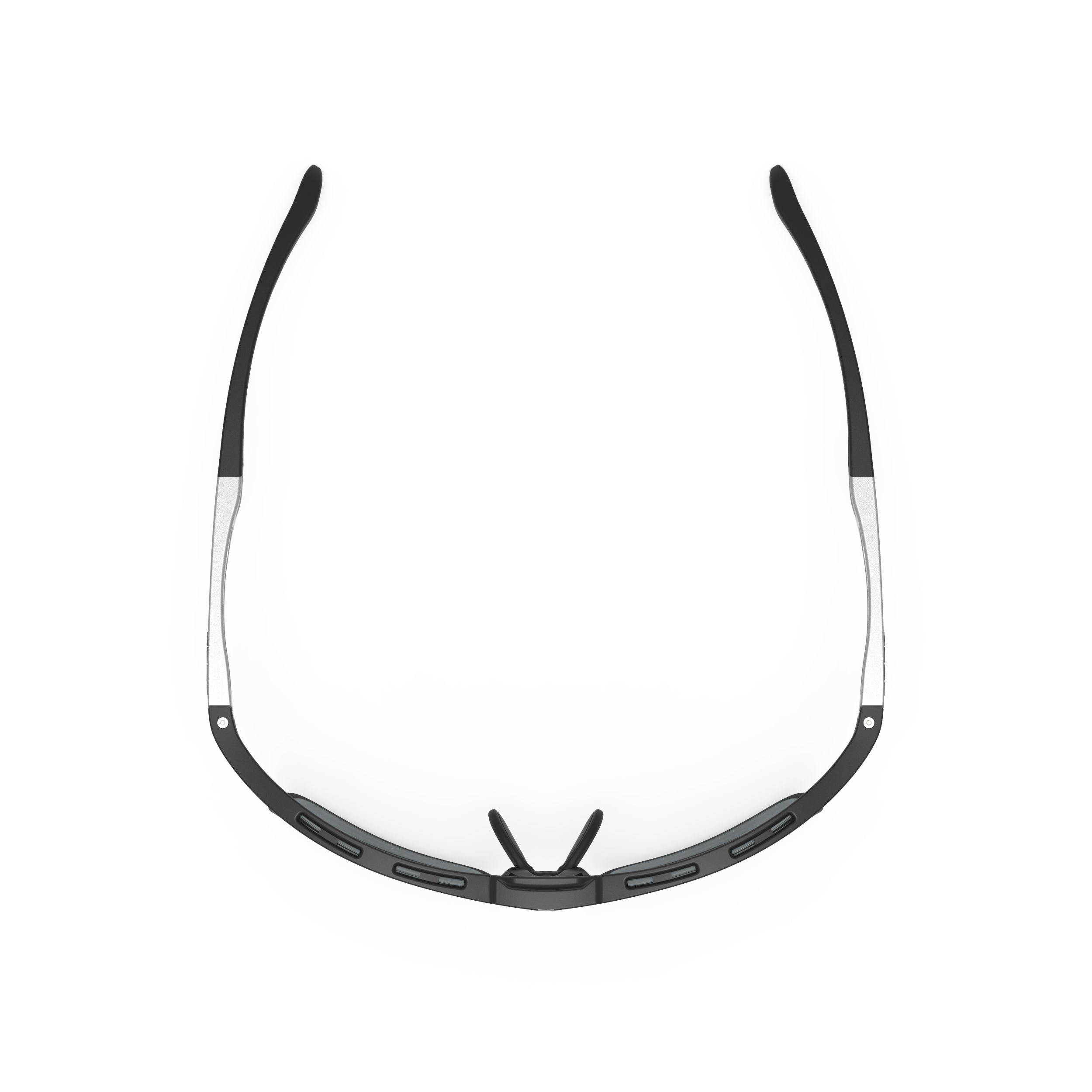Rudy Project Magnus Optical Dock Black Matte prescription sports glasses – top view