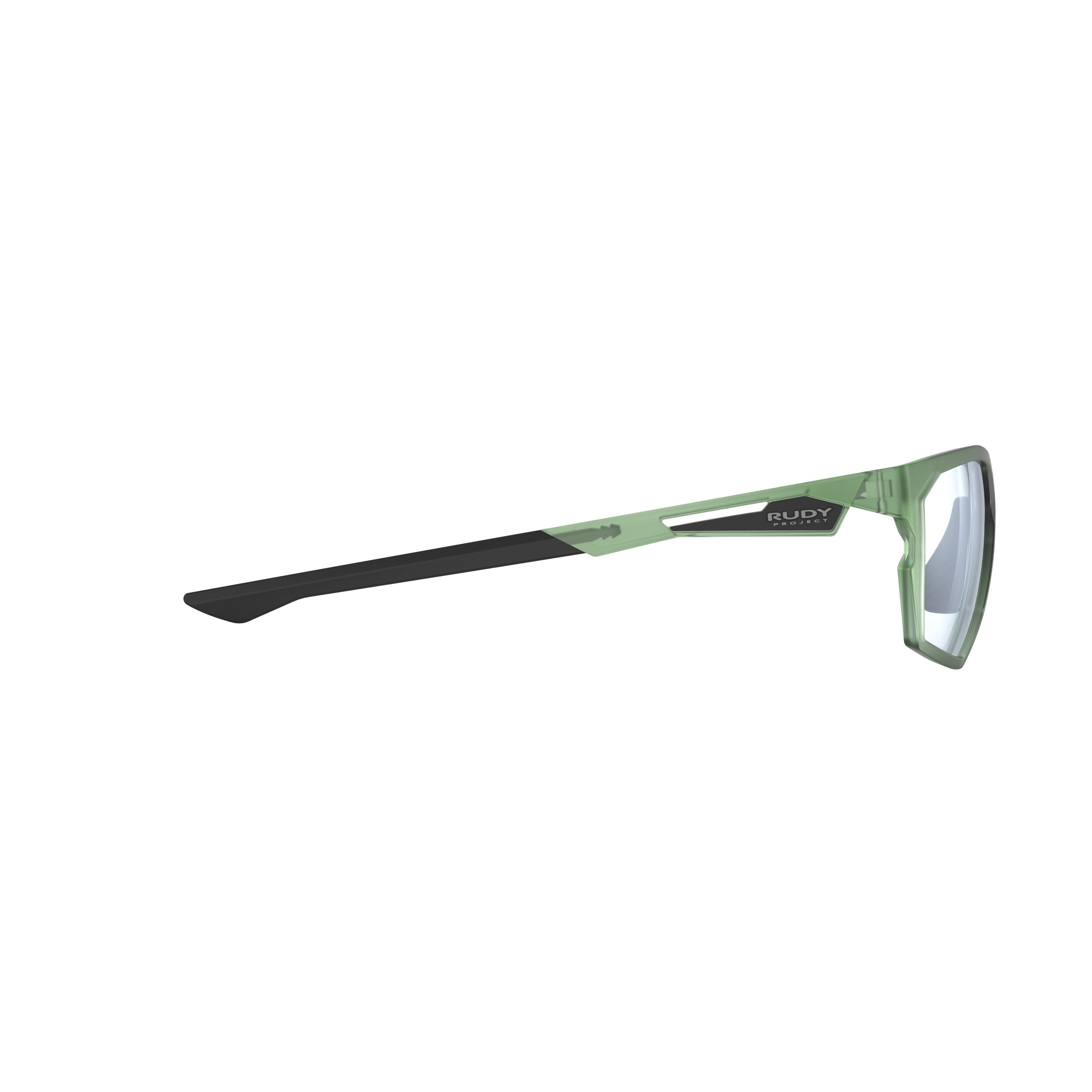 Rudy Project No Code Frozen Pantanal Matte prescription sports glasses – side view, opposite side