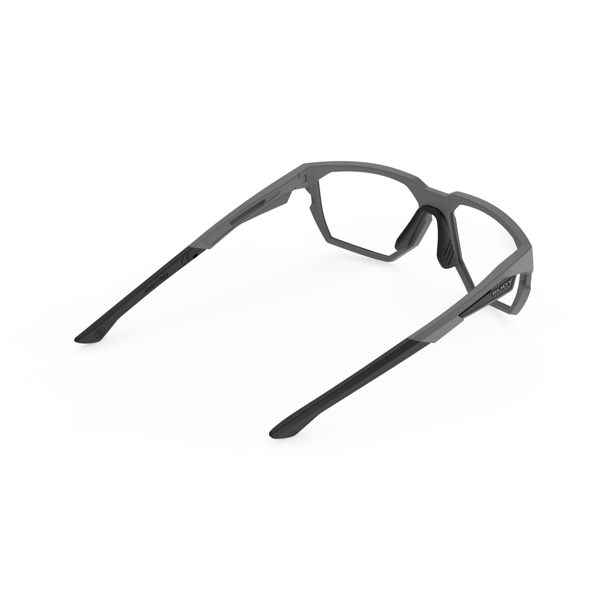 Rudy Project No Code Pyombo Matte prescription sports glasses – rear view