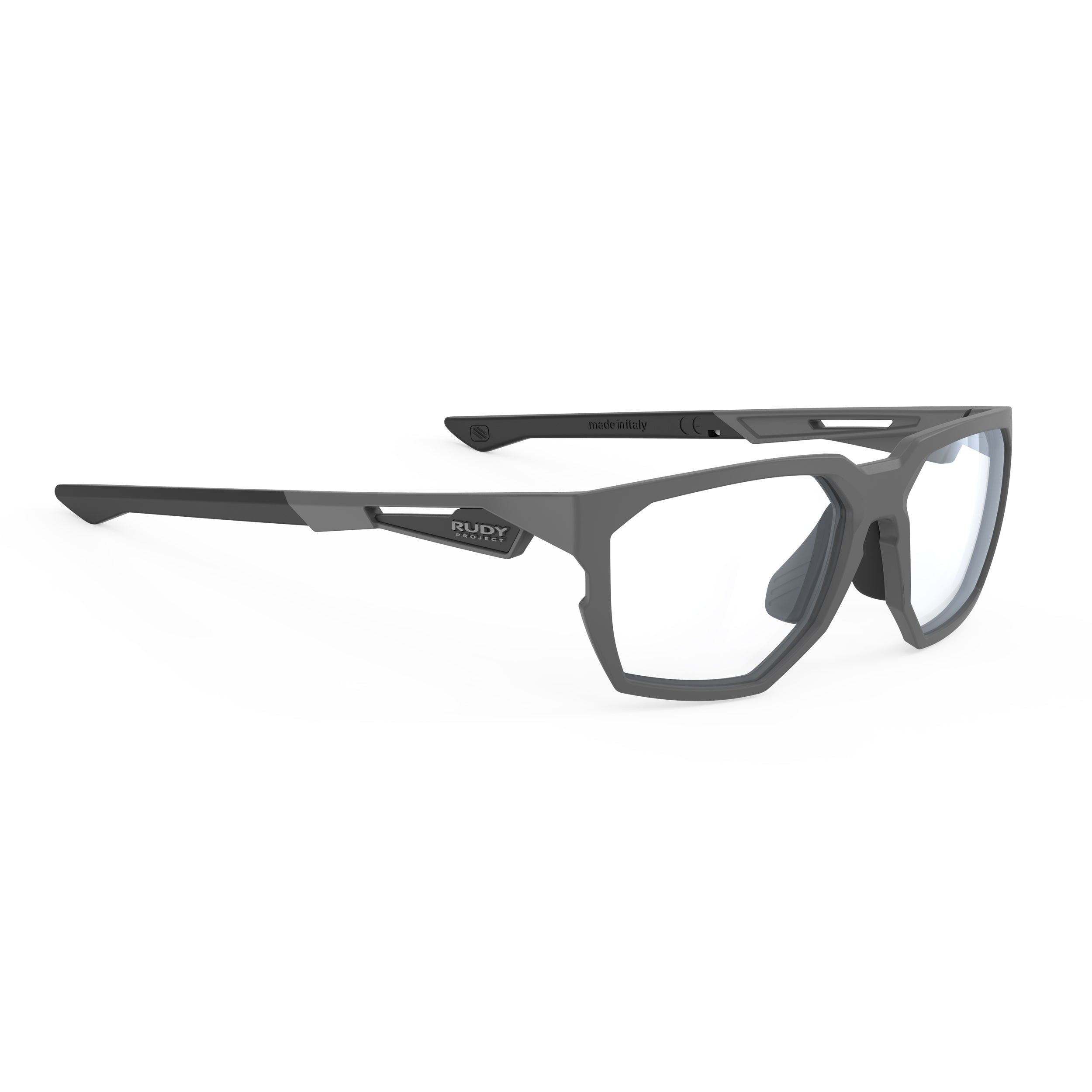 Rudy Project No Code Pyombo Matte prescription sports glasses – front view, alternate angle