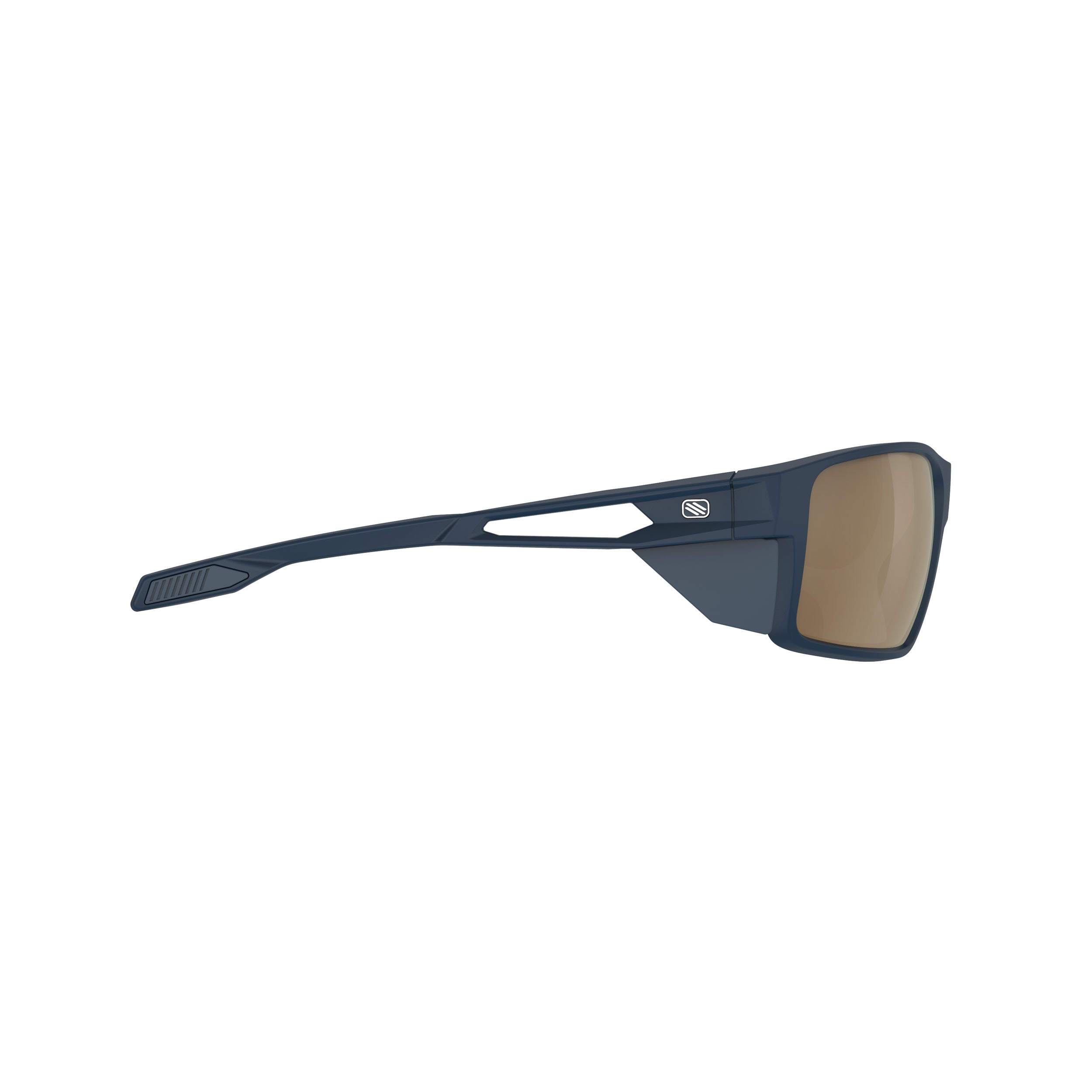 Rudy Project Nyad Blue Navy Matte photochromic laser crimson performance sunglasses – side view, opposite side