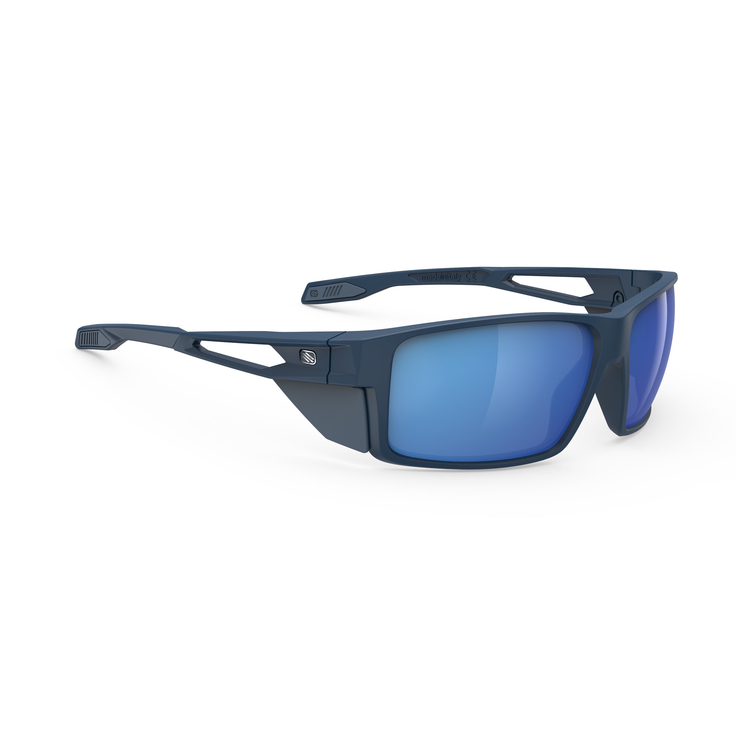 Rudy Project Nyad Blue Navy Matte polarized polar 3fx hdr multilaser blue performance sunglasses – front view