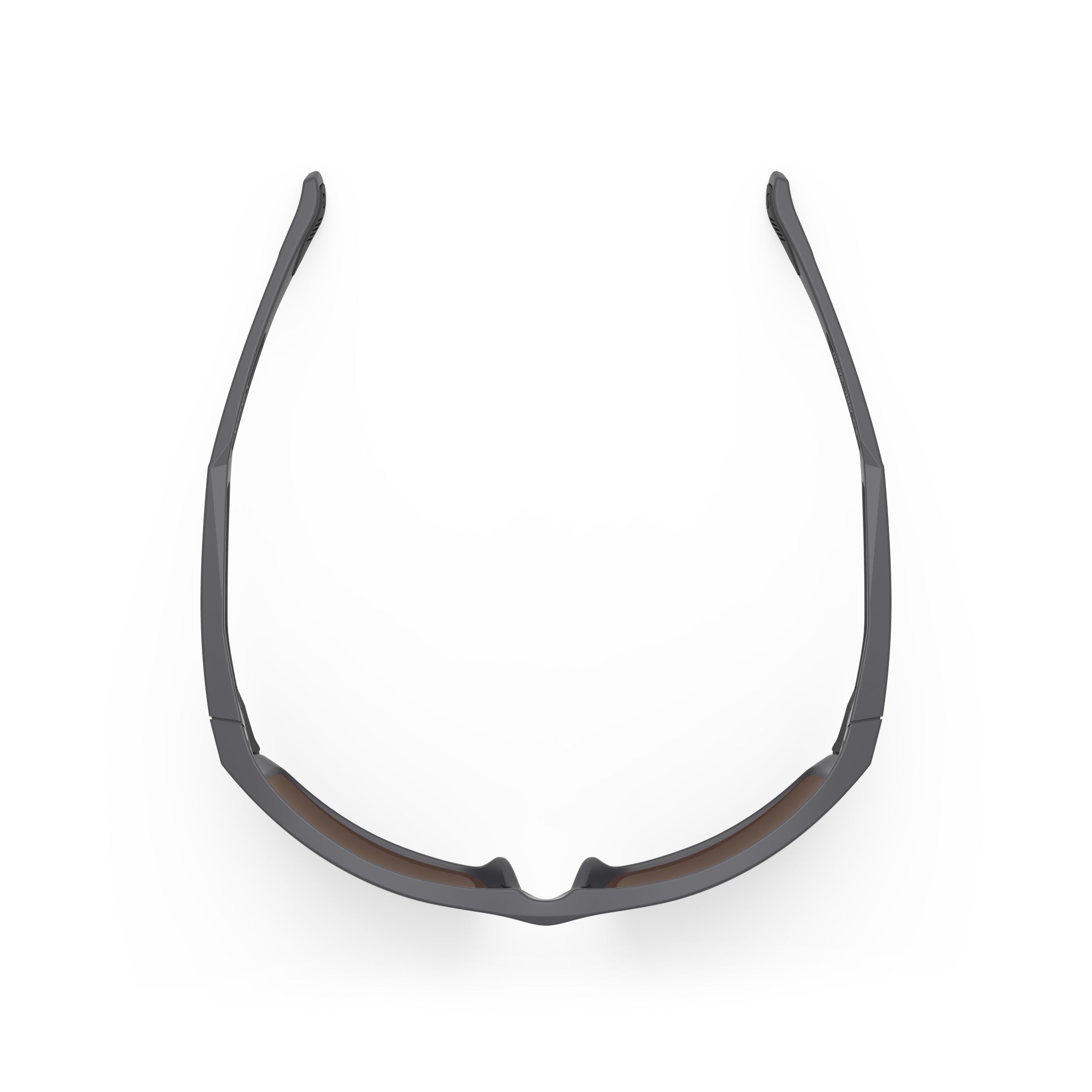 Rudy Project Nyad Charcoal Matte mirrored hi altitude brown performance sunglasses – top view