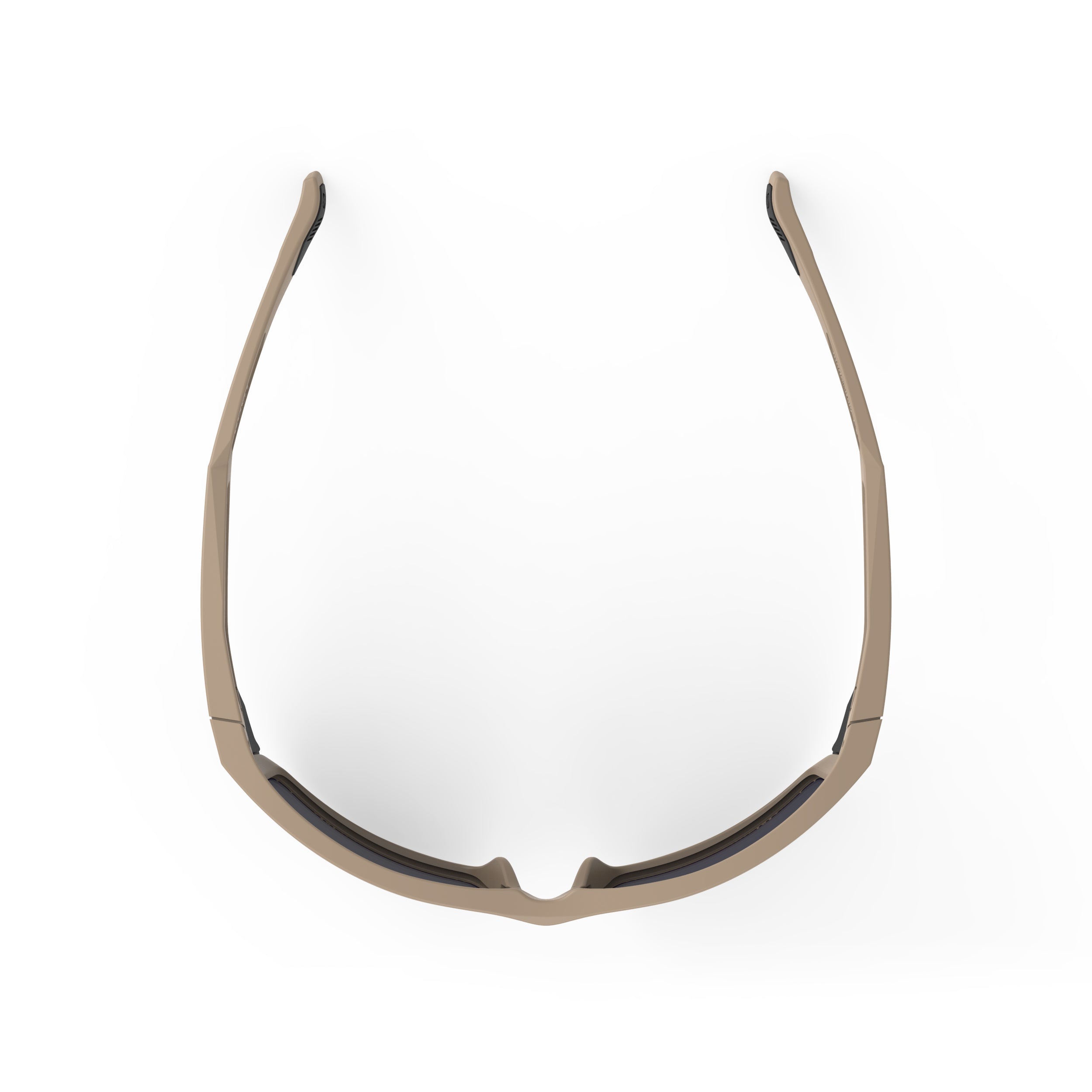 Rudy Project Nyad Desert Matte mirrored hi-altitude brown performance sunglasses – top view