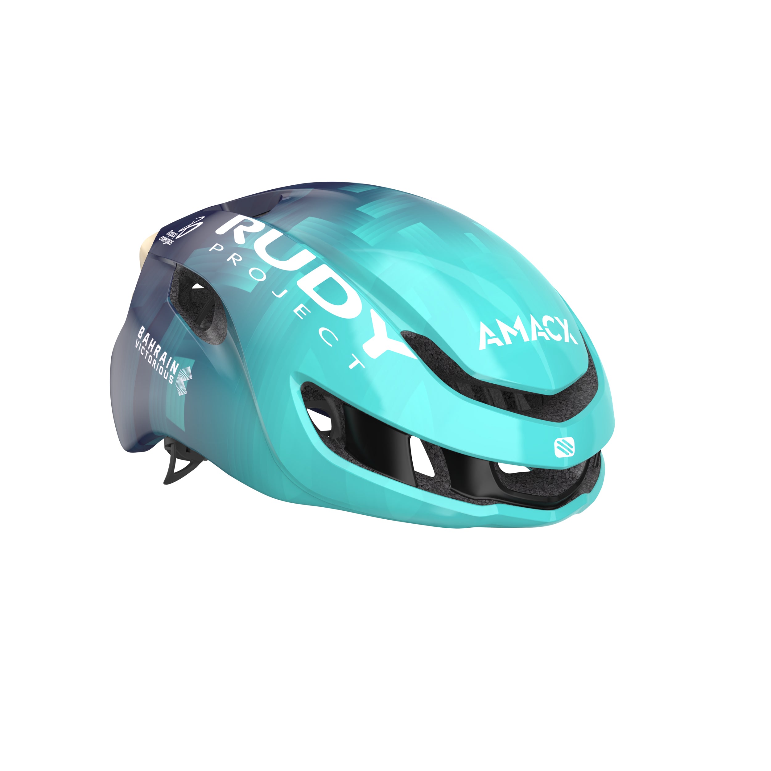 Rudy Project Nytron Bahrain Victorious 2026 cycling helmet – front view