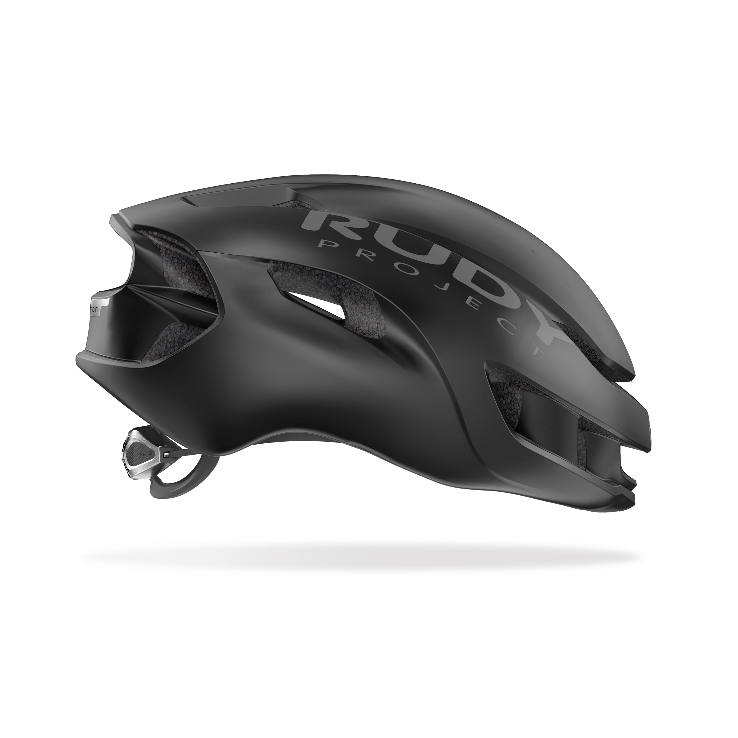 Rudy Project Nytron Black Matte cycling helmet – side view