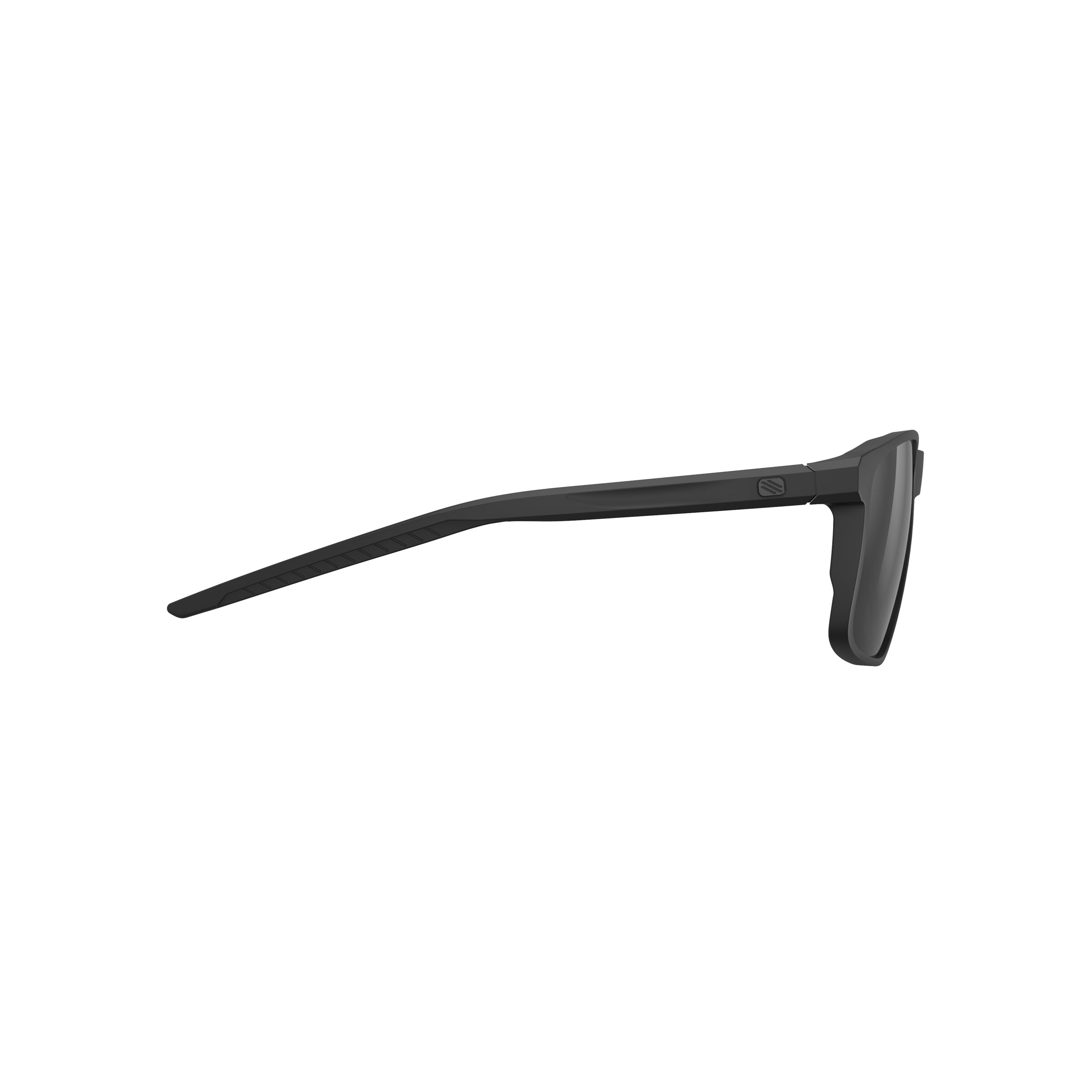 Rudy Project Overlap Black Matte polarized polar 3fx hdr multilaser grey performance sunglasses – side view, opposite side