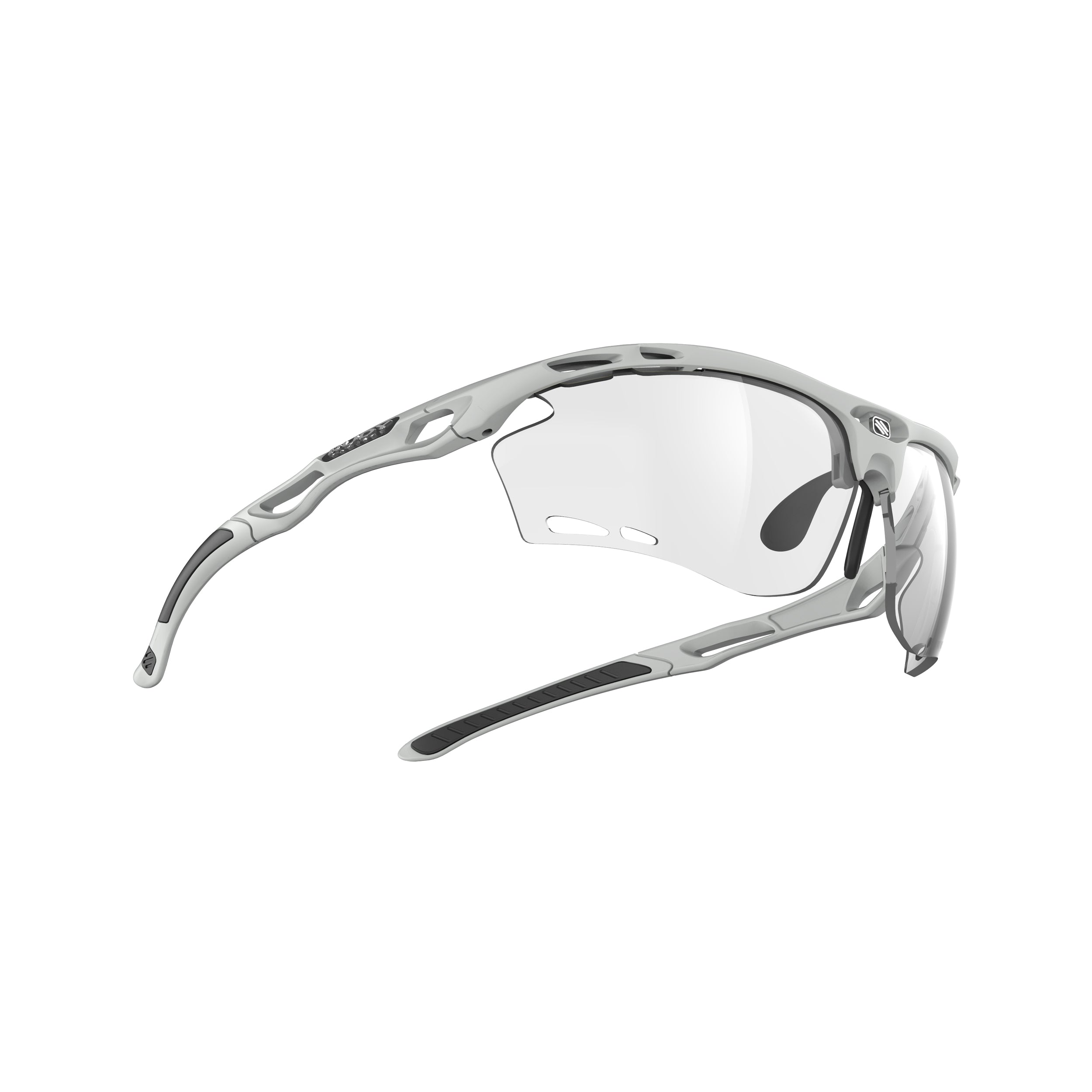 Rudy Project Propulse Light Grey Matte photochromic black performance sunglasses – side view