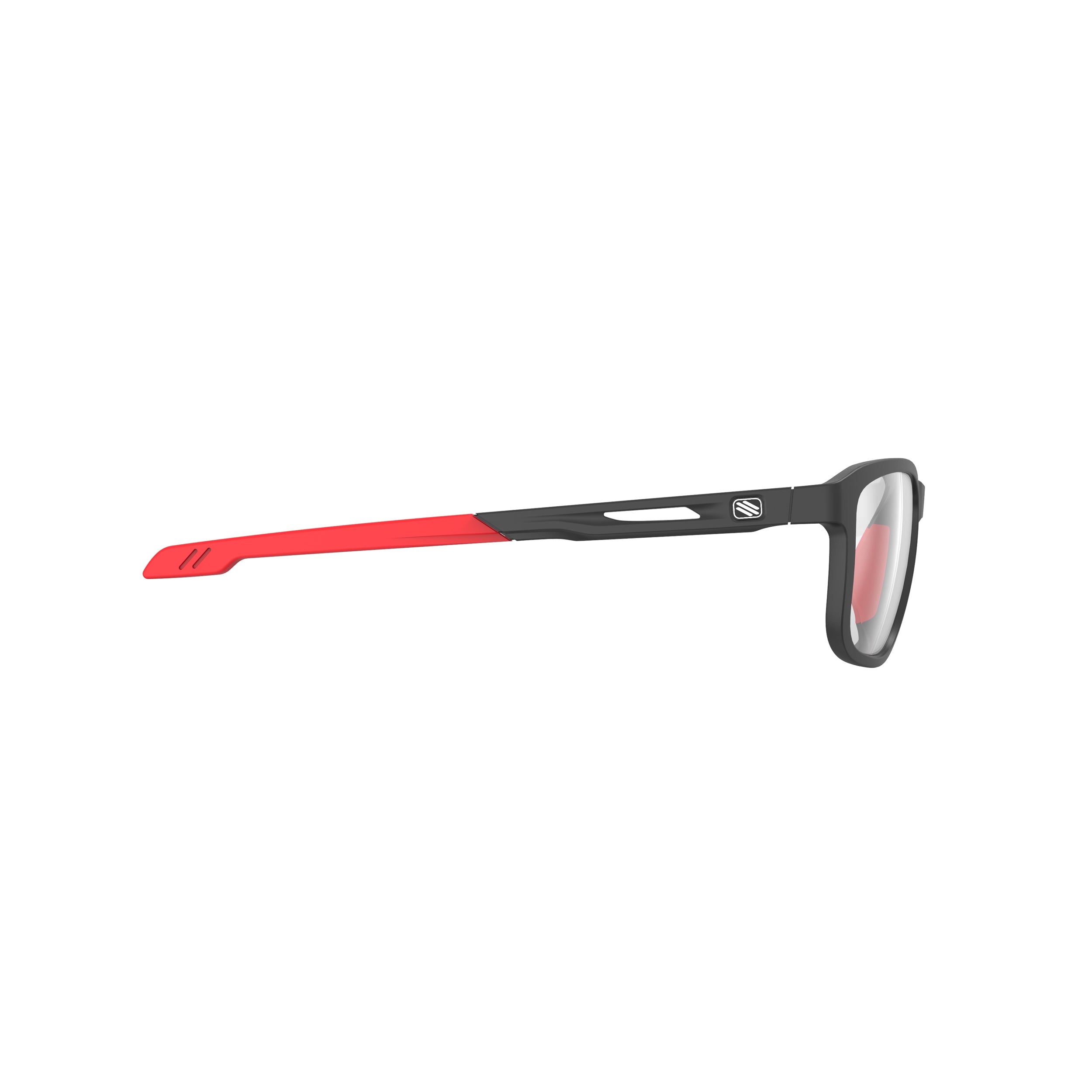 Rudy Project Pulse 53 Black Matte prescription sports glasses – side view, opposite side