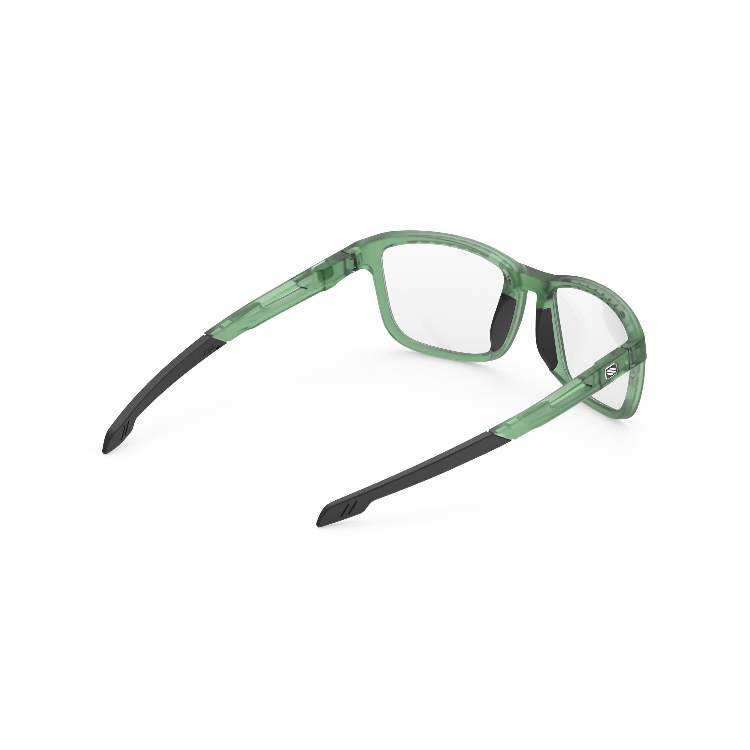 Rudy Project Pulse 53 Frozen Pantanal Matte prescription sports glasses – rear view