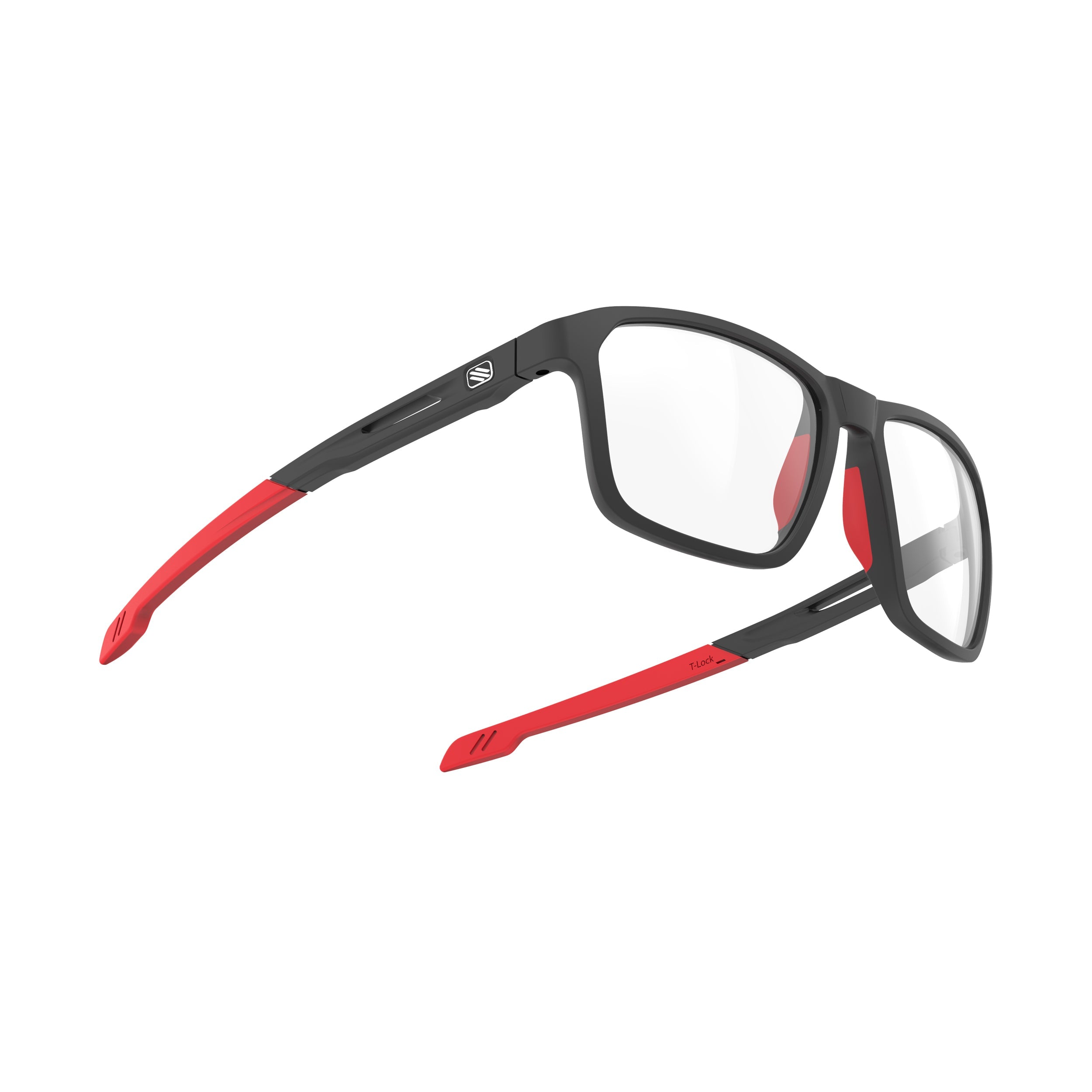 Rudy Project Pulse 54 Black Matte prescription sports glasses – side view