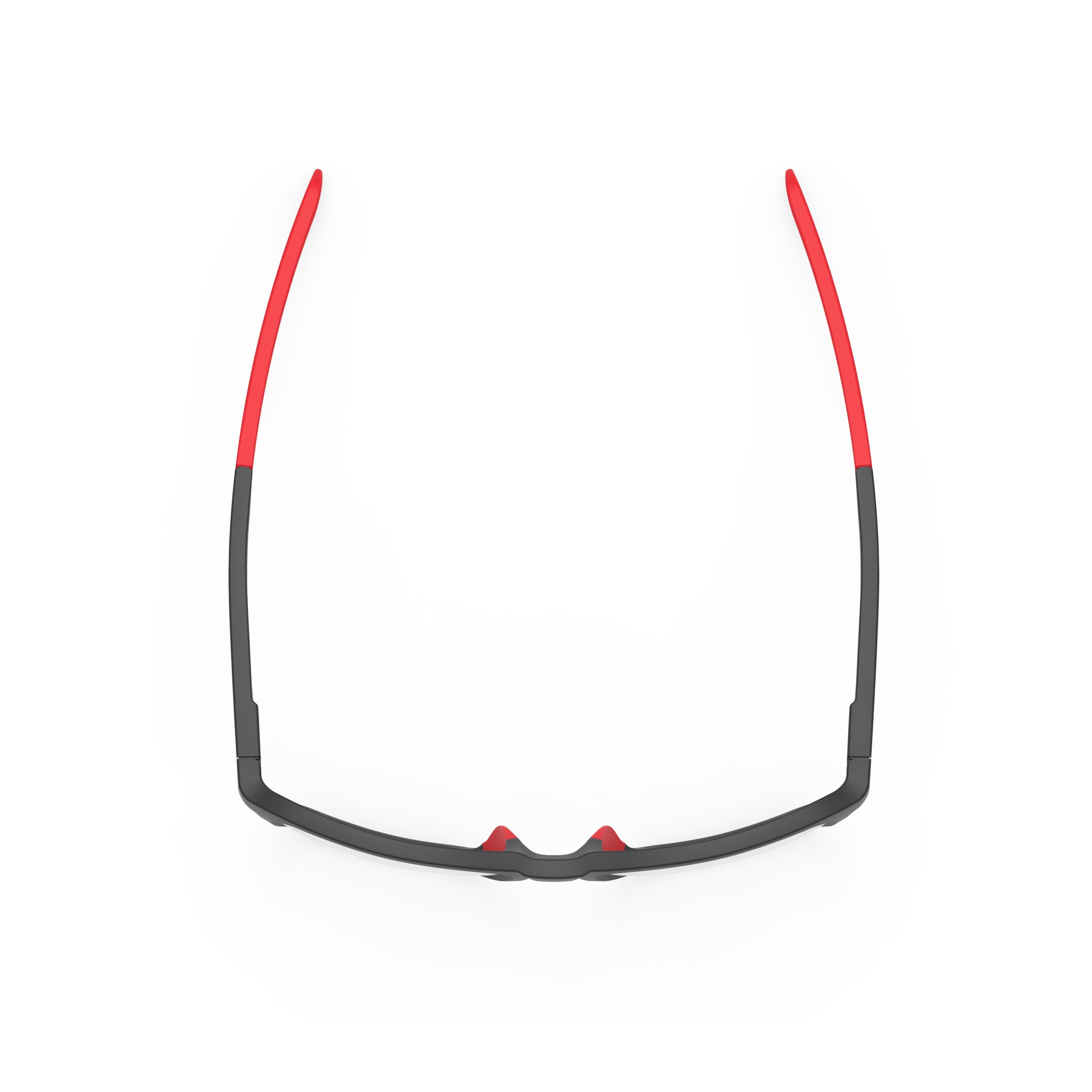 Rudy Project Pulse 54 Black Matte prescription sports glasses – top view