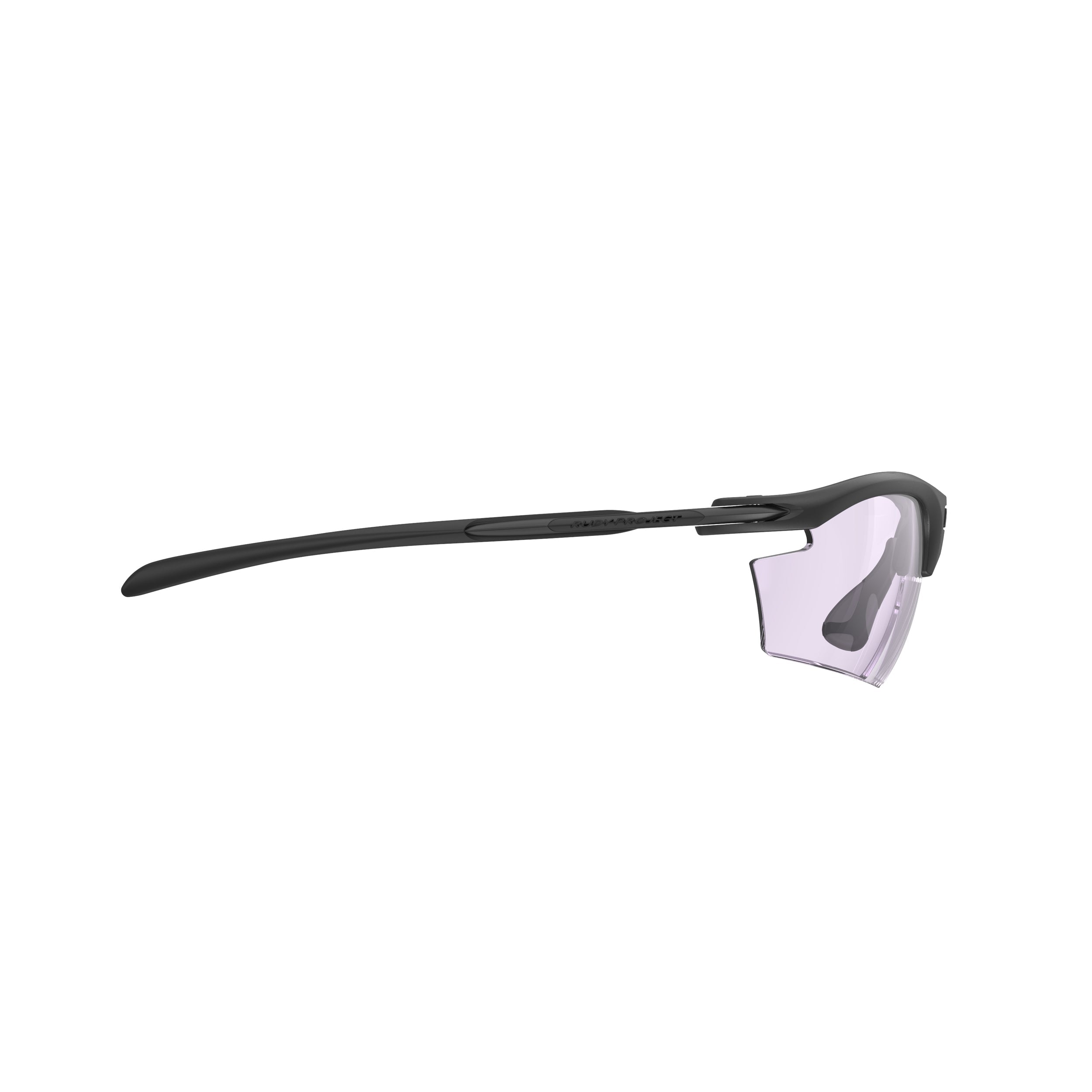 Rudy Project Rydon Black Matte photochromic laser purple hdr performance sunglasses – side view, opposite side