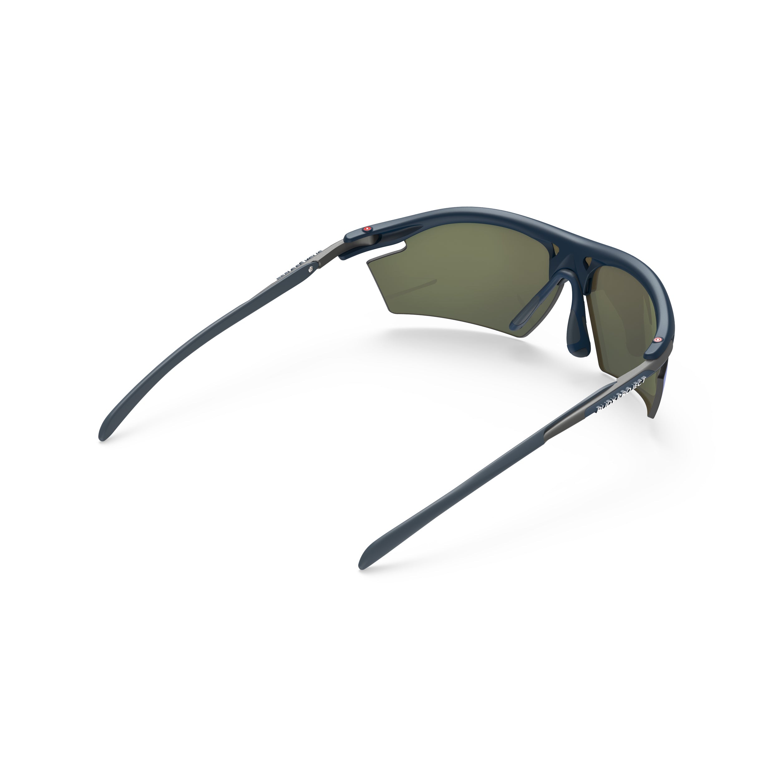 Rudy Project Rydon Blue Navy Matte mirrored multilaser blue hdr performance sunglasses – rear view