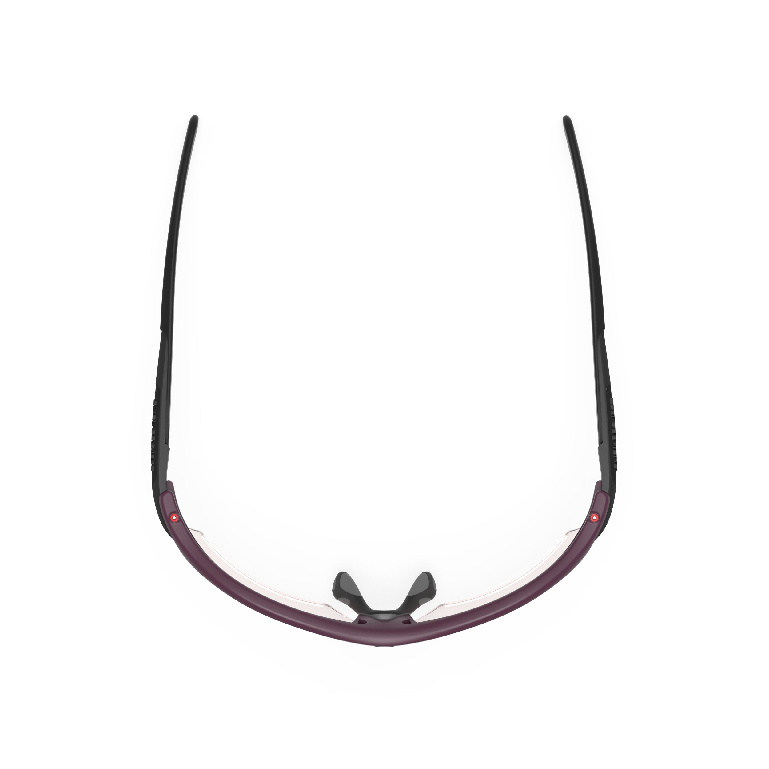 Rudy Project Rydon Cabernet Matte photochromic red performance sunglasses – top view