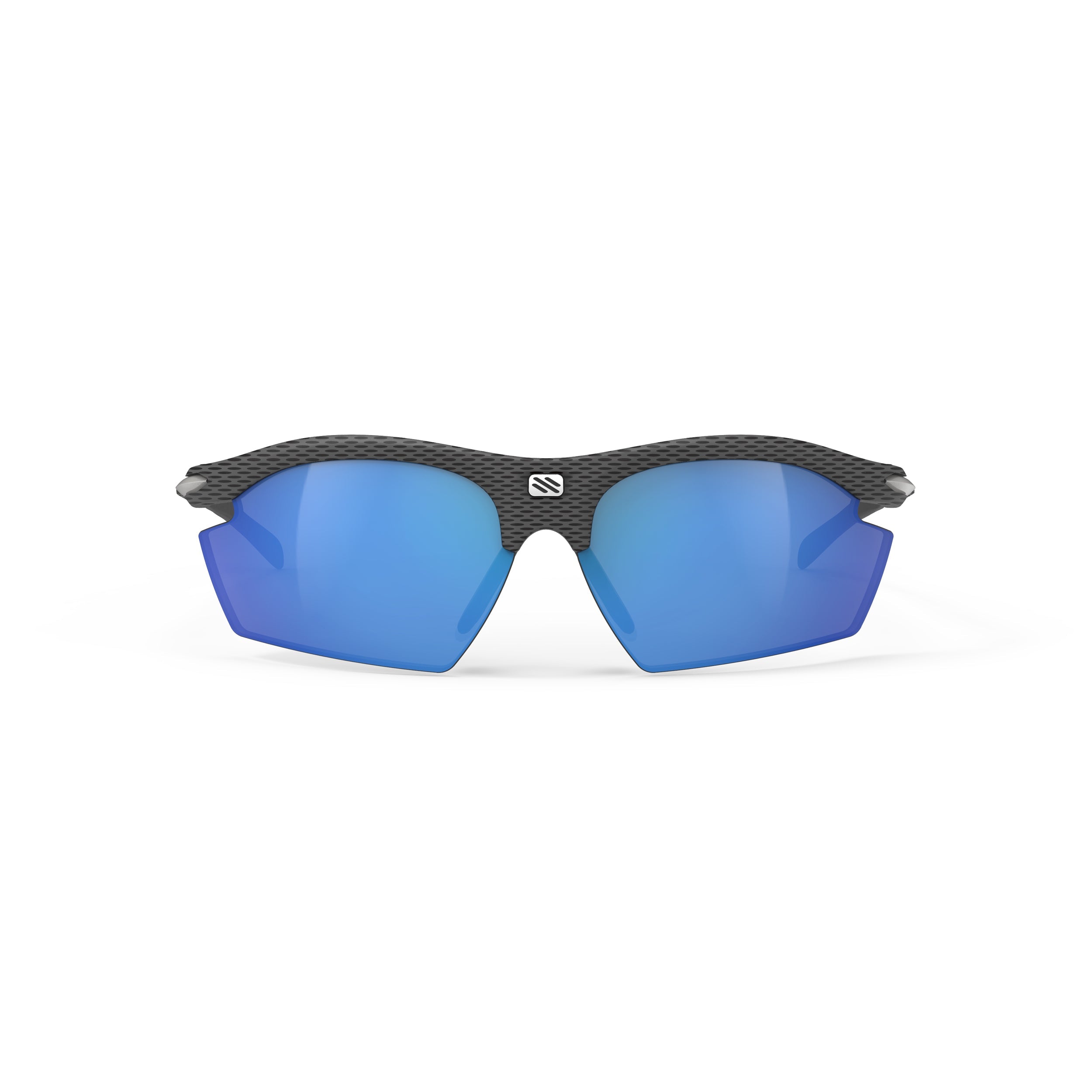 Rudy Project Rydon Carbon polarized polar 3fx hdr multilaser blue performance sunglasses – front view, alternate angle