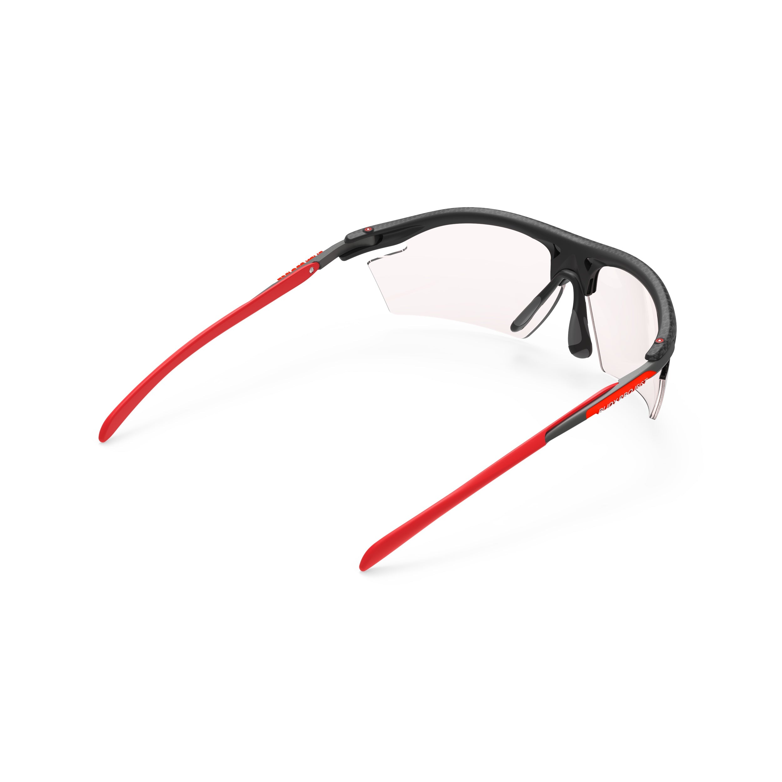 Rudy Project Rydon Carbonium photochromic red performance sunglasses – rear view
